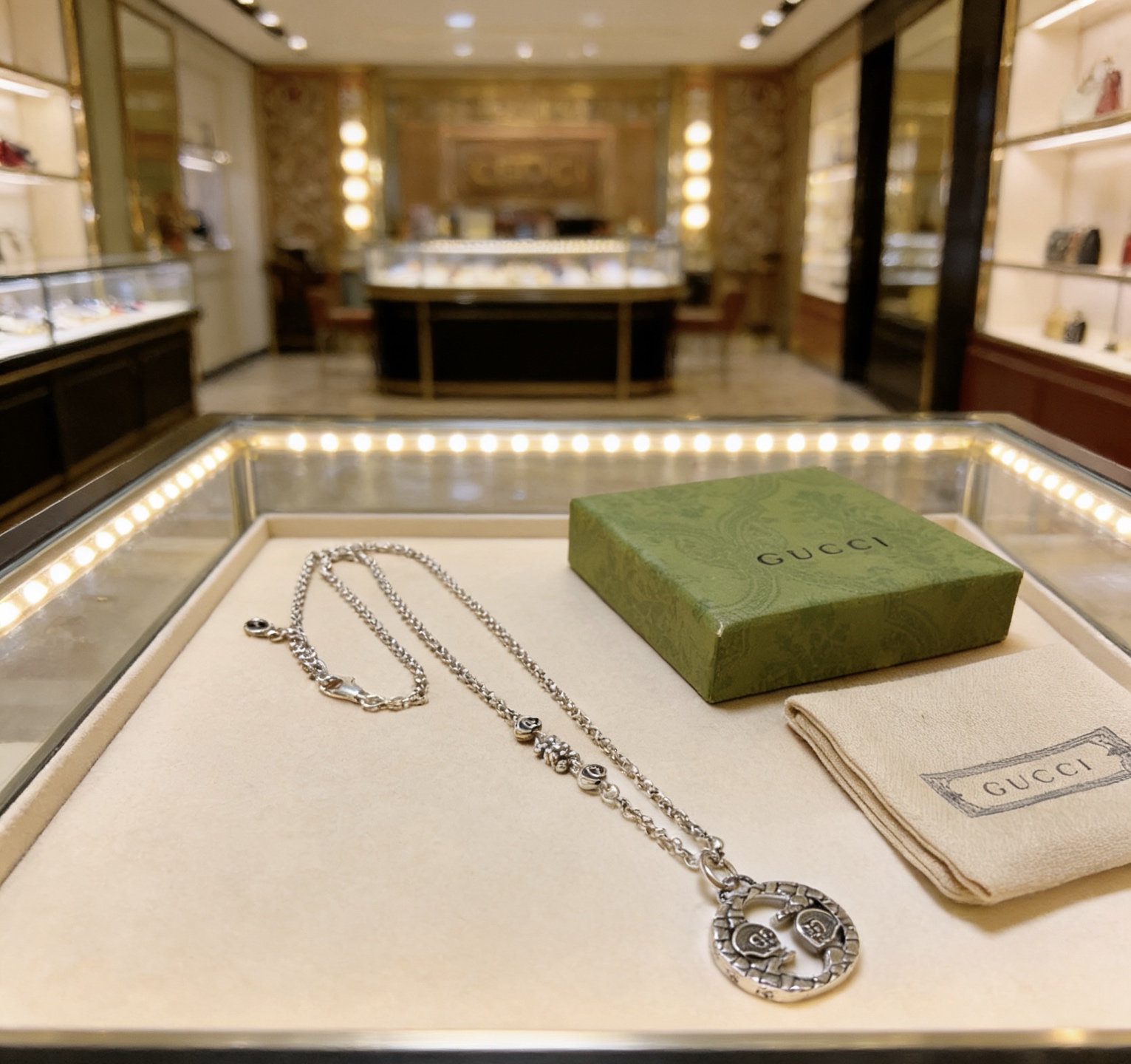 Gucci 新品发布 不爆不发 抖音带货小红书 首选 𝐆𝐮𝐜𝐜𝐢古驰手链最新款链条档次更高 Anger Forest系列双g设计理念 手链 让高档的衣服搭配更有气质 出去更有牌面和个性