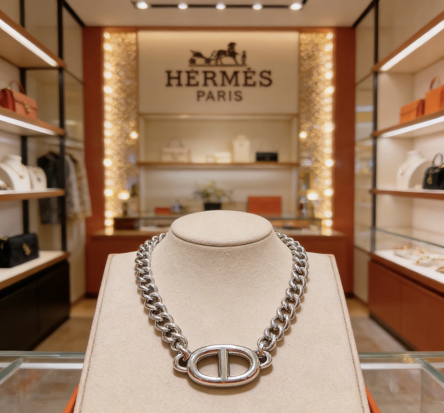 Hermès 爱马仕项链 新品发布 HERMES 款猪鼻子系列首饰 高端定制