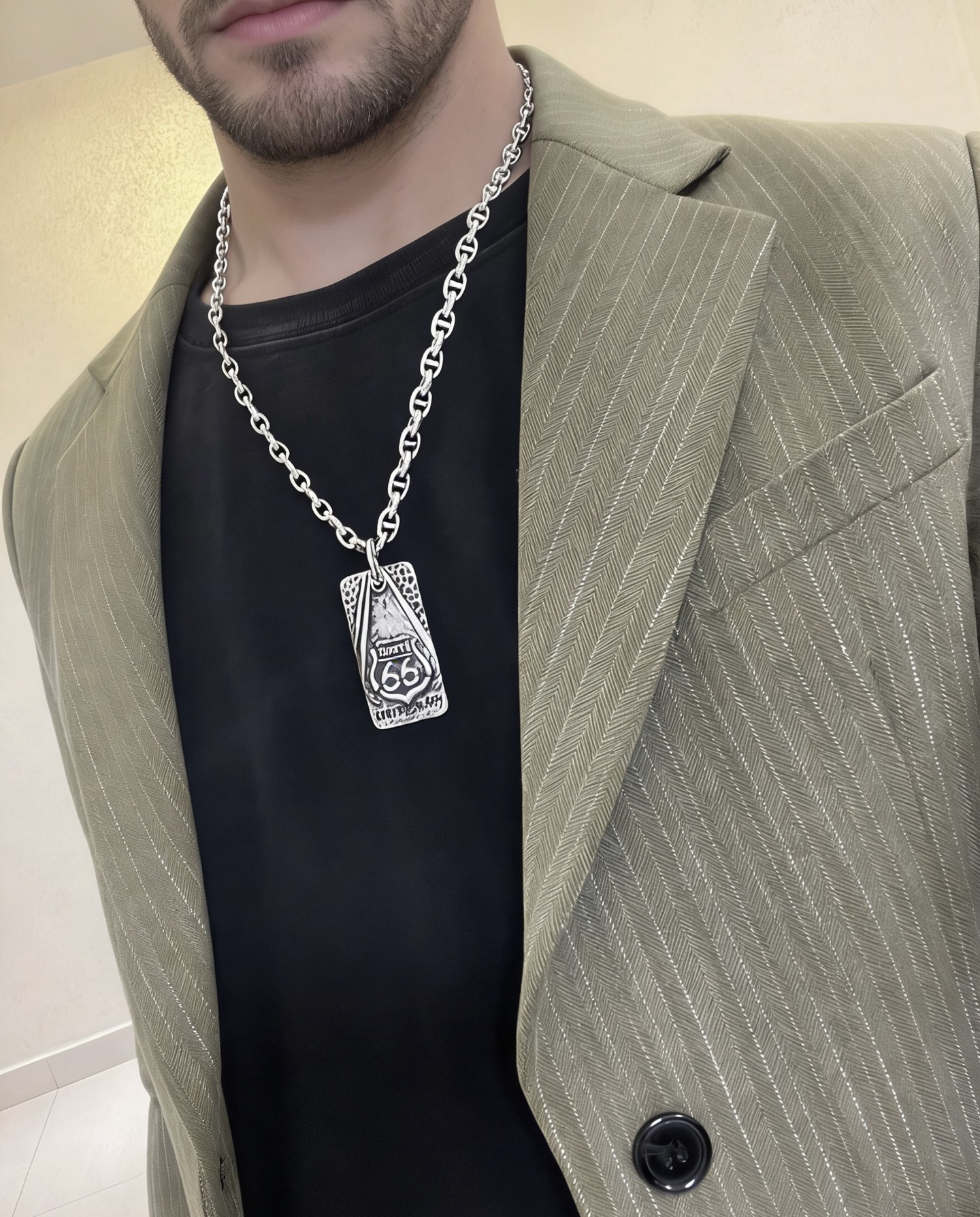 Gucci 𝐆𝐮𝐜𝐜𝐢古驰项链最新款链条档次更高