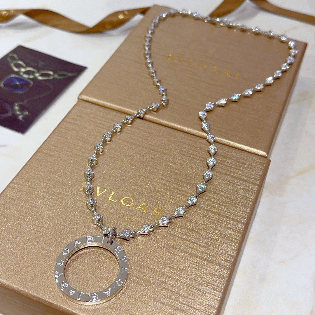 Bvlgari 宝格丽项链V金材质 BVLGARI宝格丽 DIVAS‘ DREAM 系列 品相完美