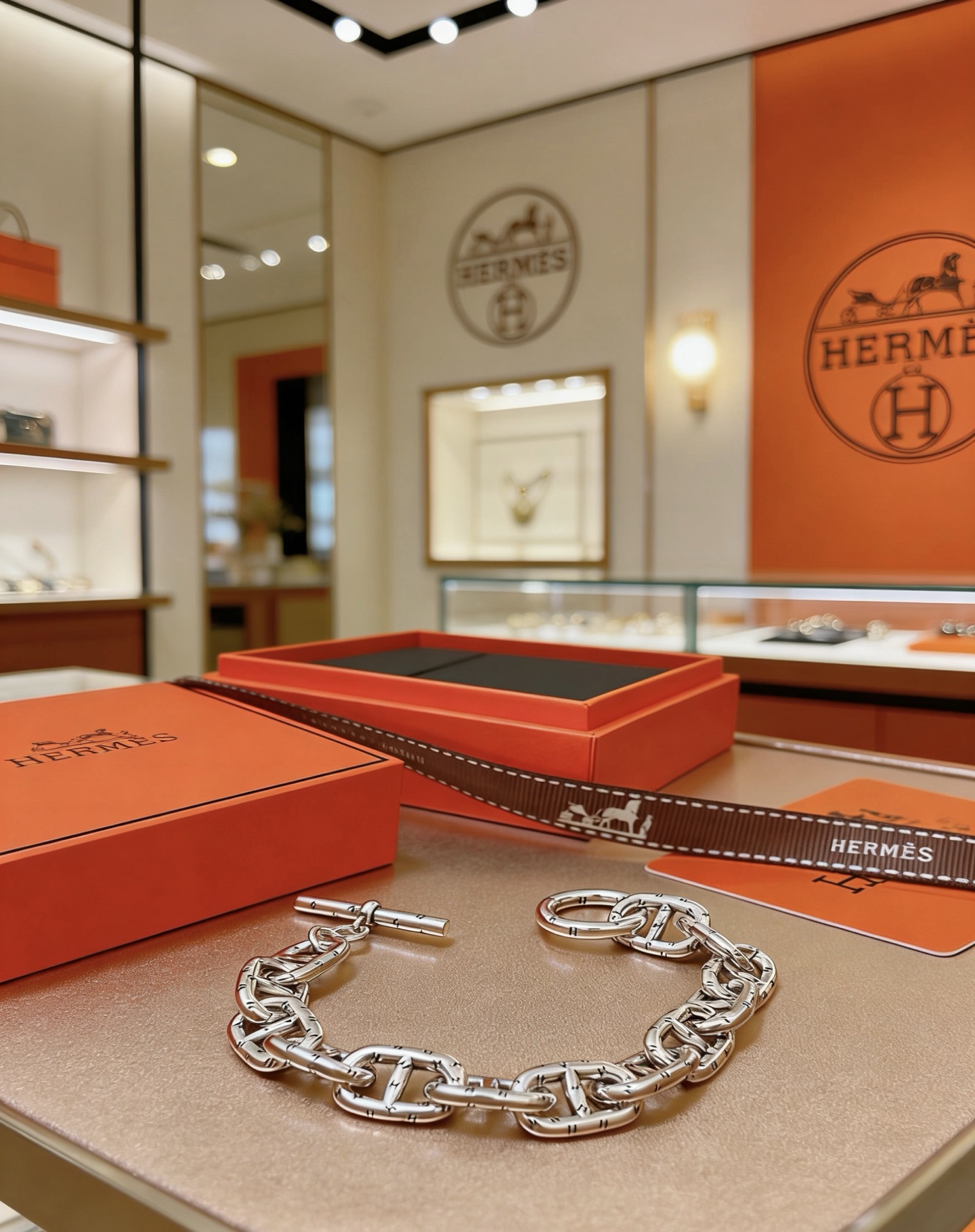 Hermès 新款爱马仕手链加厚版 铂金版 高级精工版