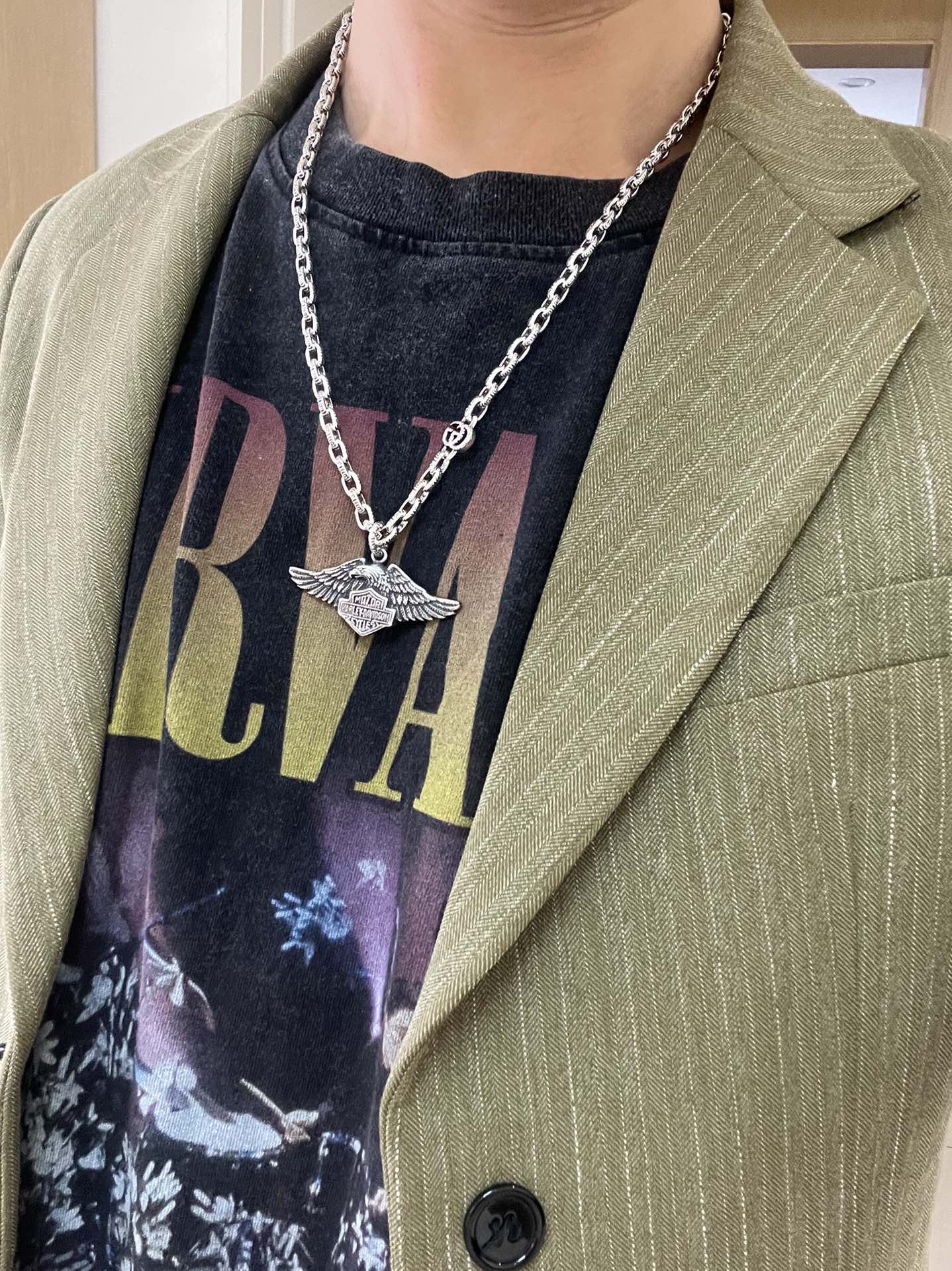 Gucci 𝐆𝐮𝐜𝐜𝐢古驰项链最新款链条档次更高