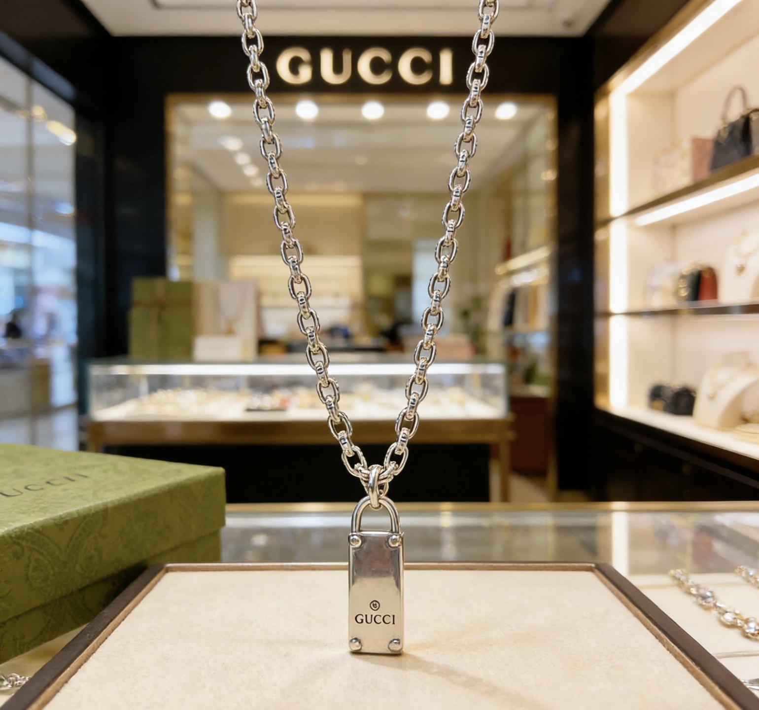 Gucci 新品发布 不爆不发 抖音带货 首选 𝐆𝐮𝐜𝐜𝐢古驰项链最新款链条档次更高 Anger Forest系列双g设计理念 项链