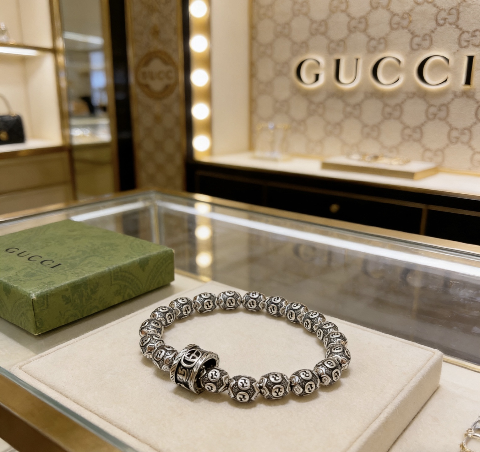 Gucci 新品发布会 古驰手链 精工版本古银配件古驰手链