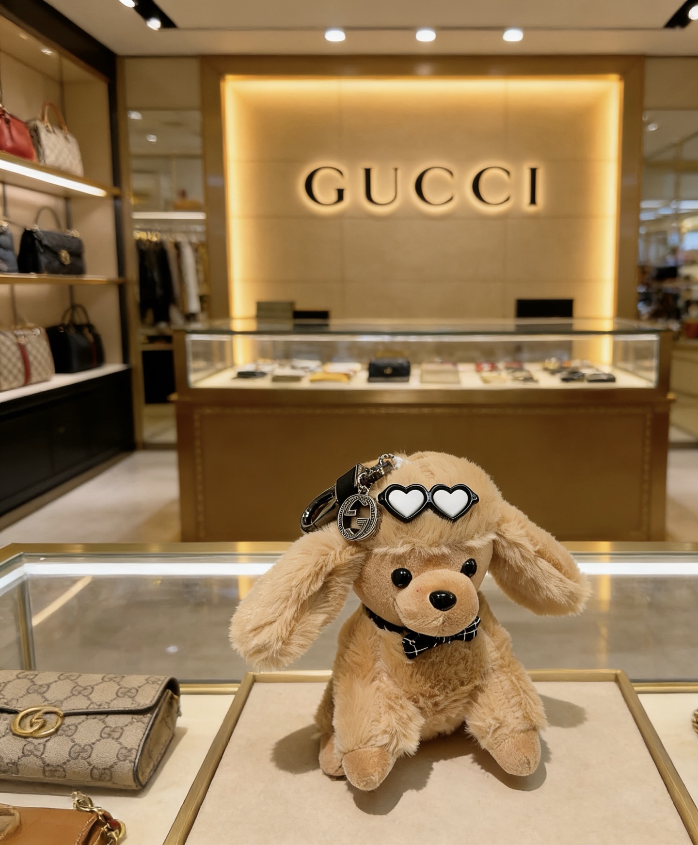 Gucci 2026款古驰 来袭 新品发布 𝐆𝐮𝐜𝐜𝐢古驰钥匙扣古驰包包扣 最新款包包挂饰档次更高 Anger Forest系列双G 款联名设计理念钥匙扣系列