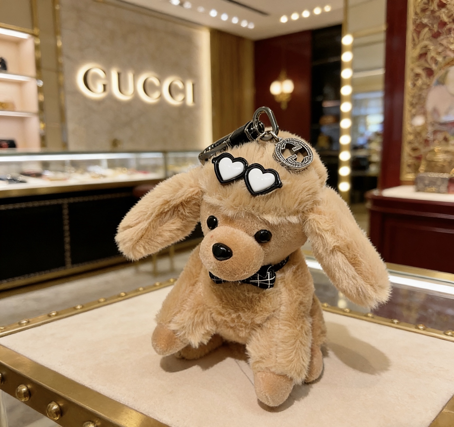 Gucci 2026款古驰 来袭 新品发布 𝐆𝐮𝐜𝐜𝐢古驰钥匙扣古驰包包扣 最新款包包挂饰档次更高 Anger Forest系列双G 款联名设计理念钥匙扣系列