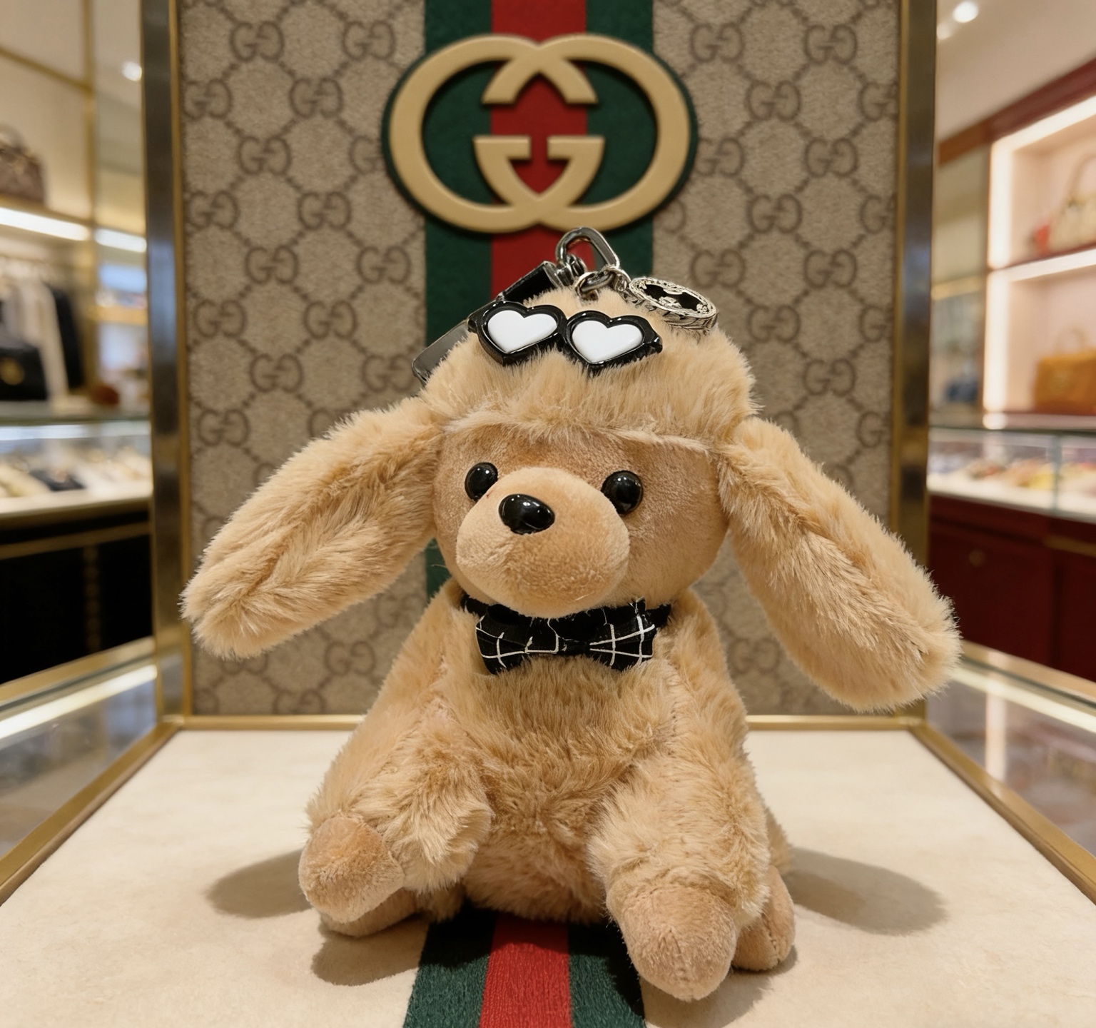 Gucci 2026款古驰 来袭 新品发布 𝐆𝐮𝐜𝐜𝐢古驰钥匙扣古驰包包扣 最新款包包挂饰档次更高 Anger Forest系列双G 款联名设计理念钥匙扣系列