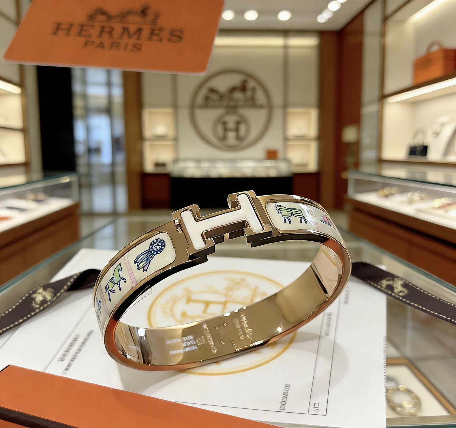 Hermès Hermes 爱马仕手镯 v金
