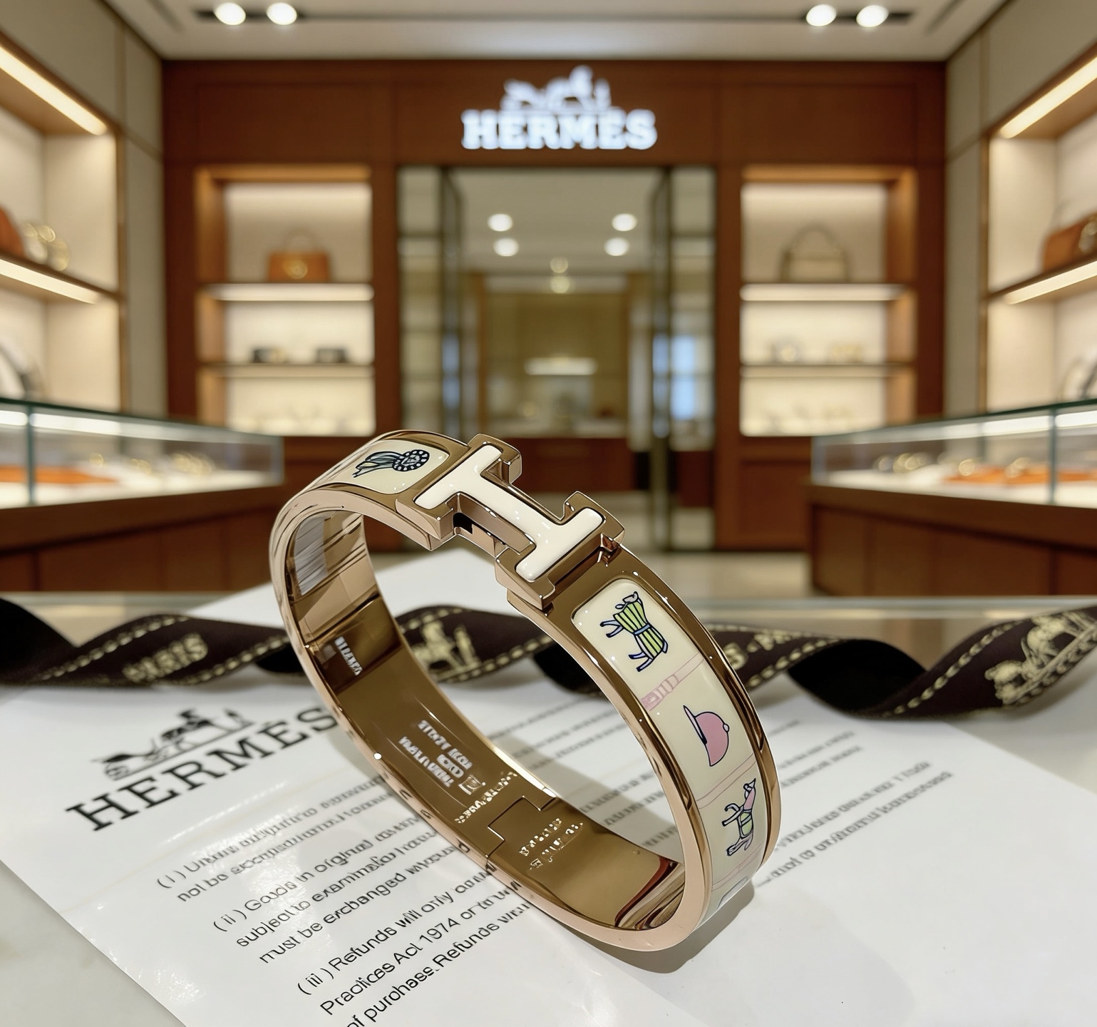 Hermès Hermes 爱马仕手镯 v金
