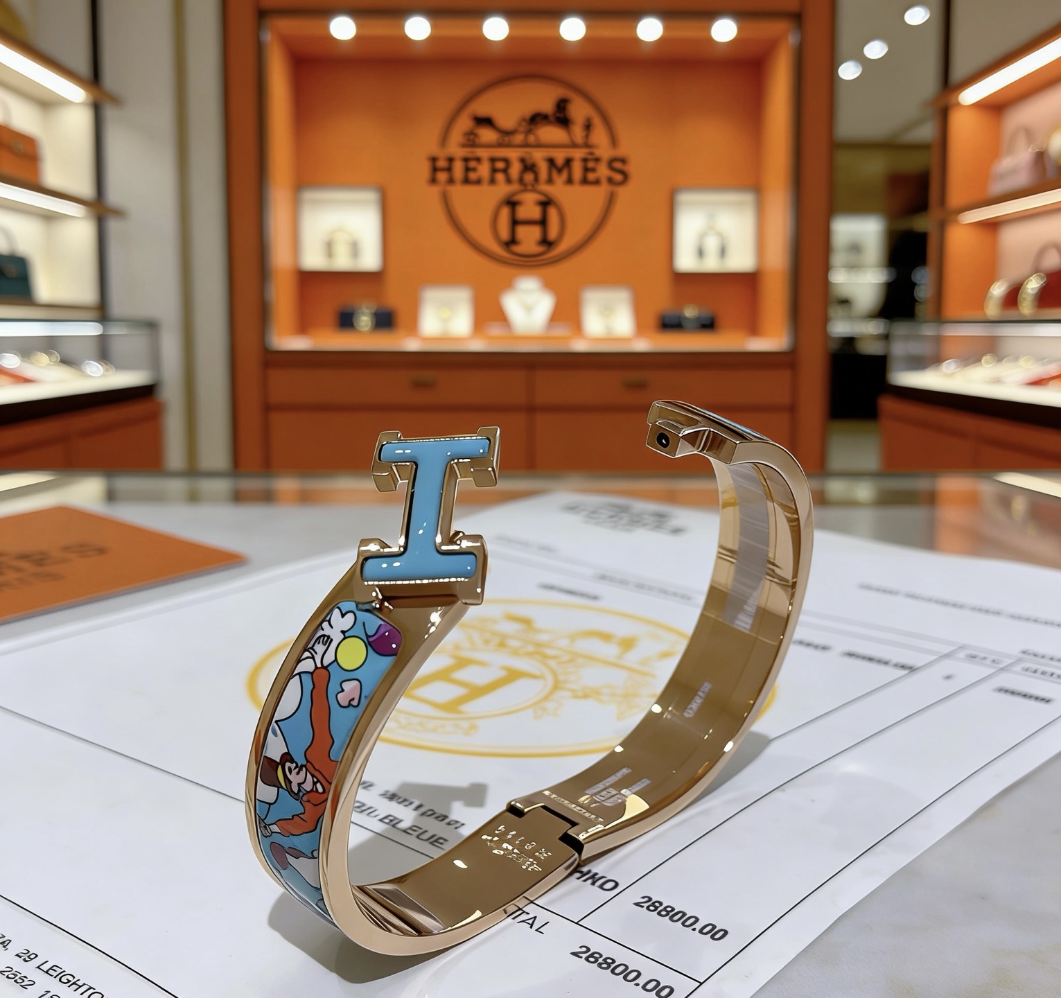 Hermès Hermes 爱马仕手镯 v金