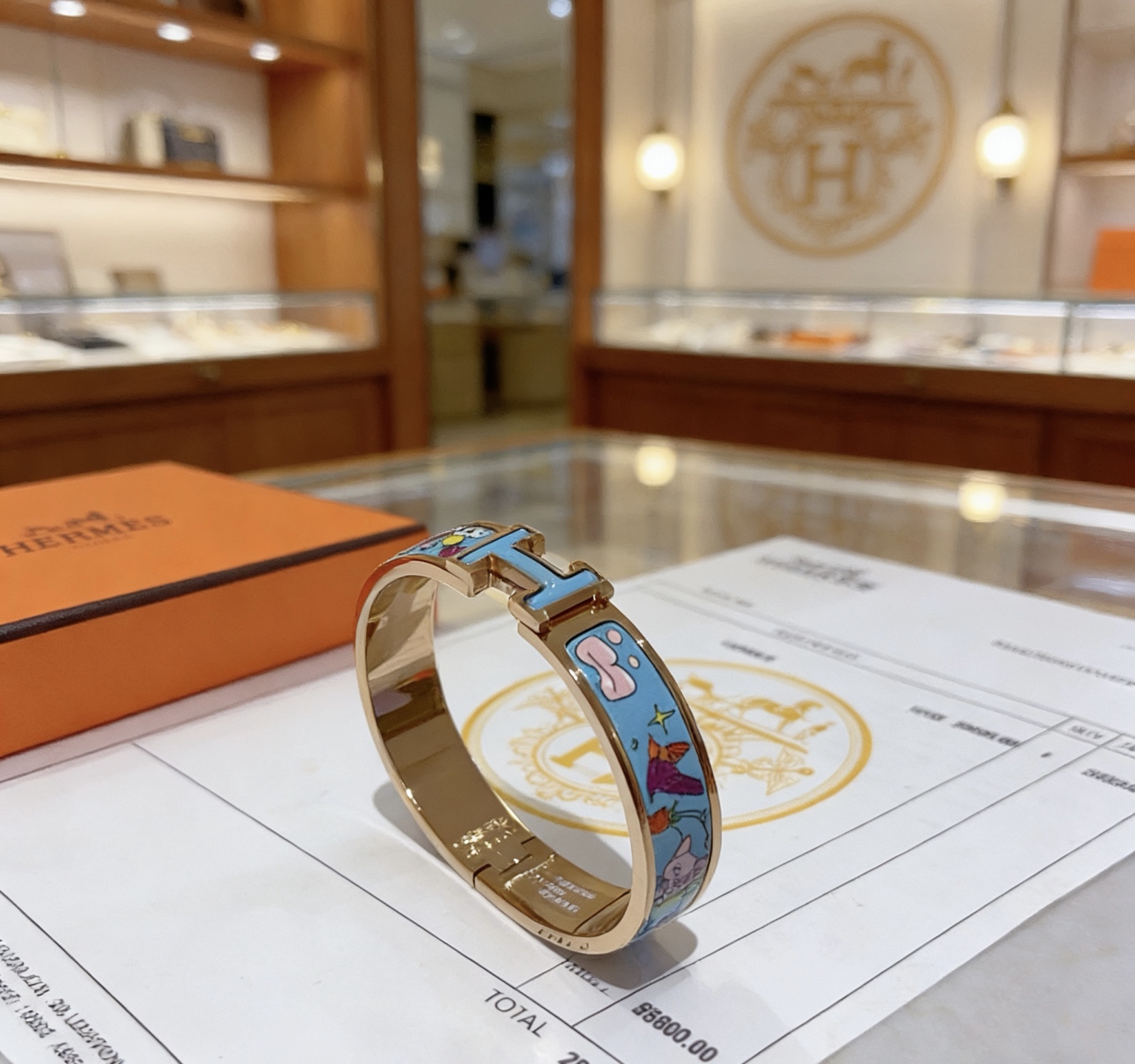 Hermès Hermes 爱马仕手镯 v金