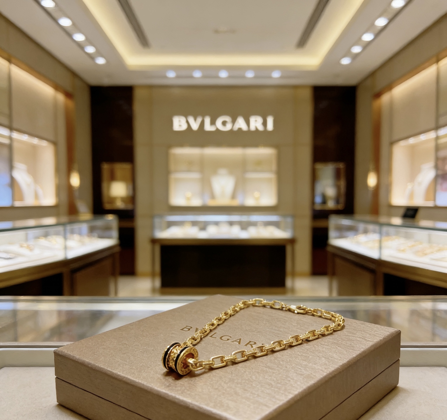 Bvlgari 宝格丽项链V金材质 BVLGARI宝格丽 DIVAS‘ DREAM 系列 品相完美