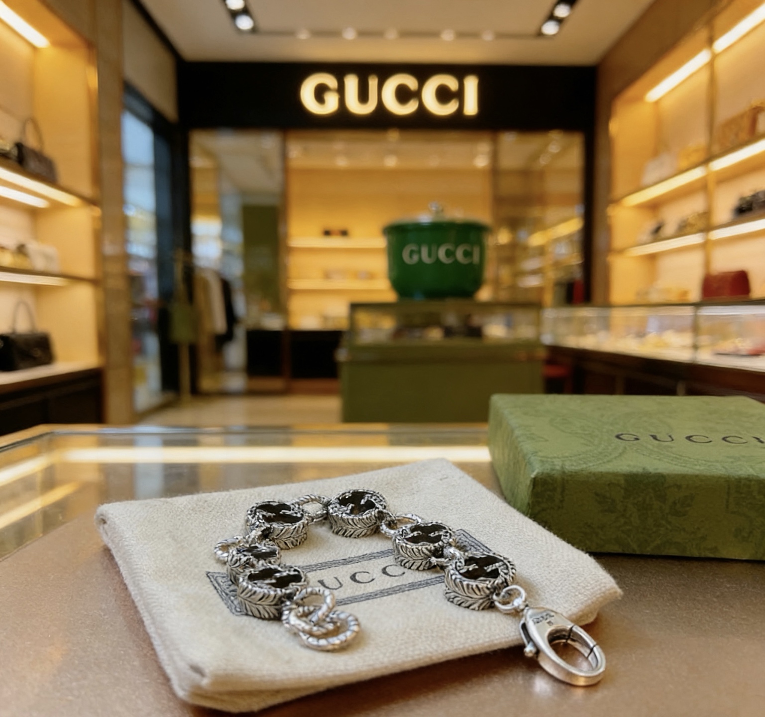 Gucci 2026最新出炉加厚款古驰手链