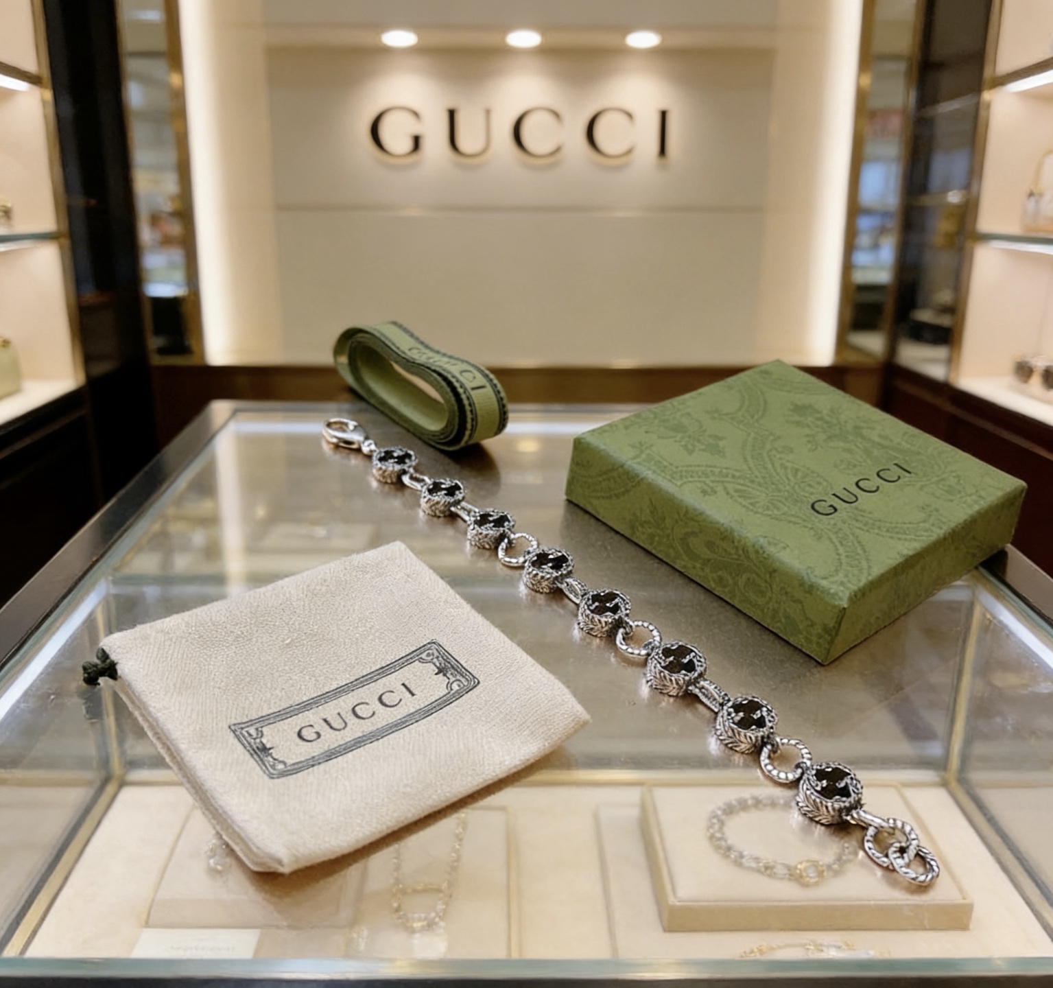 Gucci 2026最新出炉加厚款古驰手链