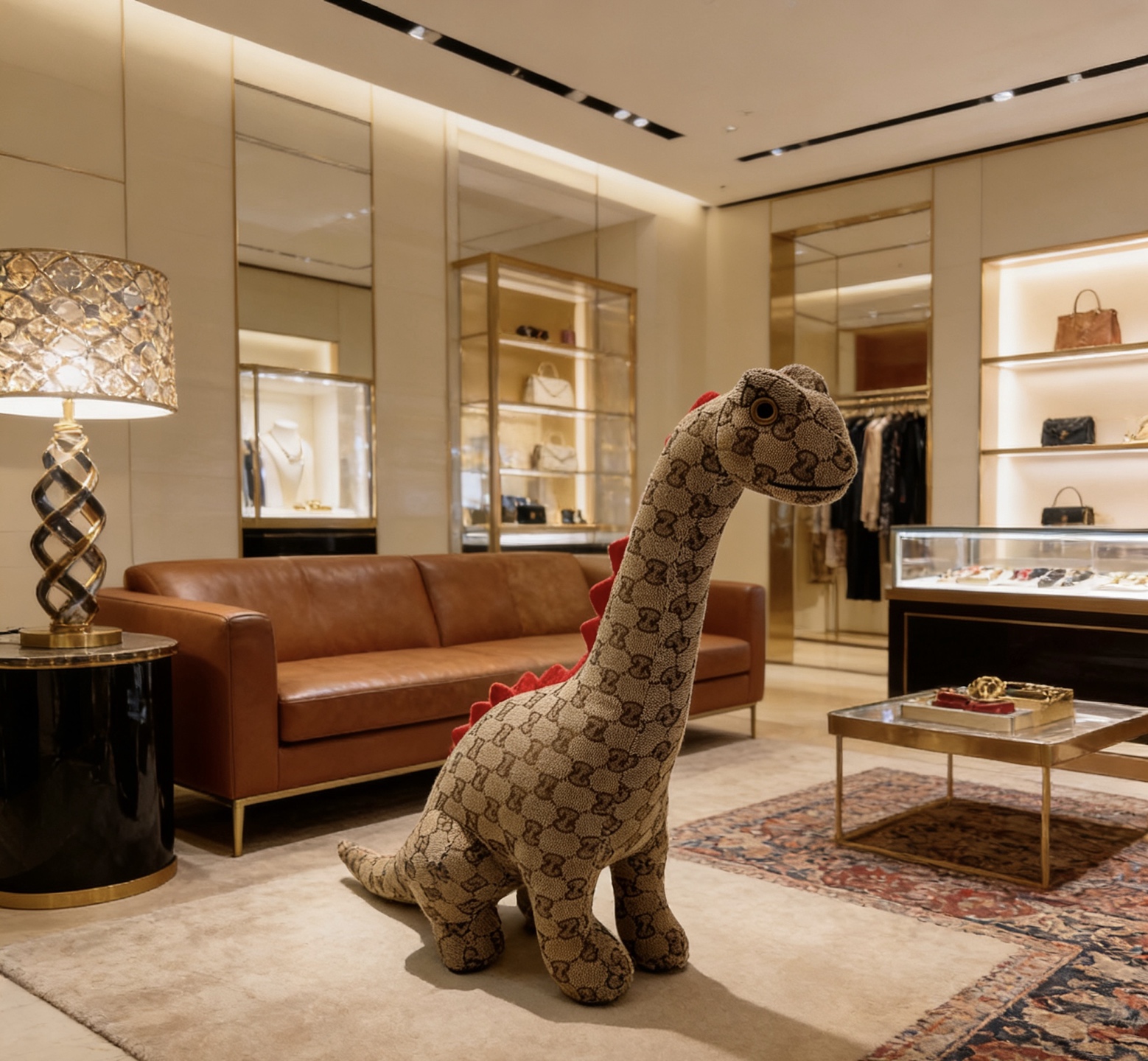Gucci 来袭 古驰官网首发新品恐龙玩偶独家高品质发售 出口法国订单新品发布 古驰的的一款恐龙公仔独家关节可动