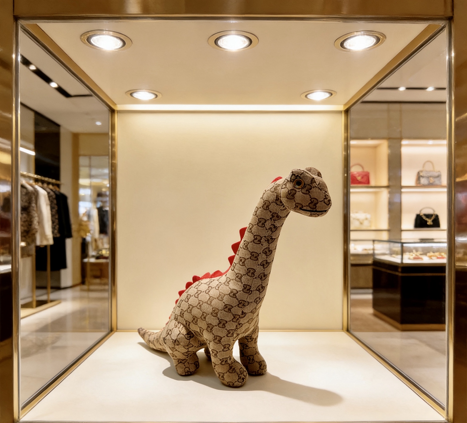 Gucci 来袭 古驰官网首发新品恐龙玩偶独家高品质发售 出口法国订单新品发布 古驰的的一款恐龙公仔独家关节可动
