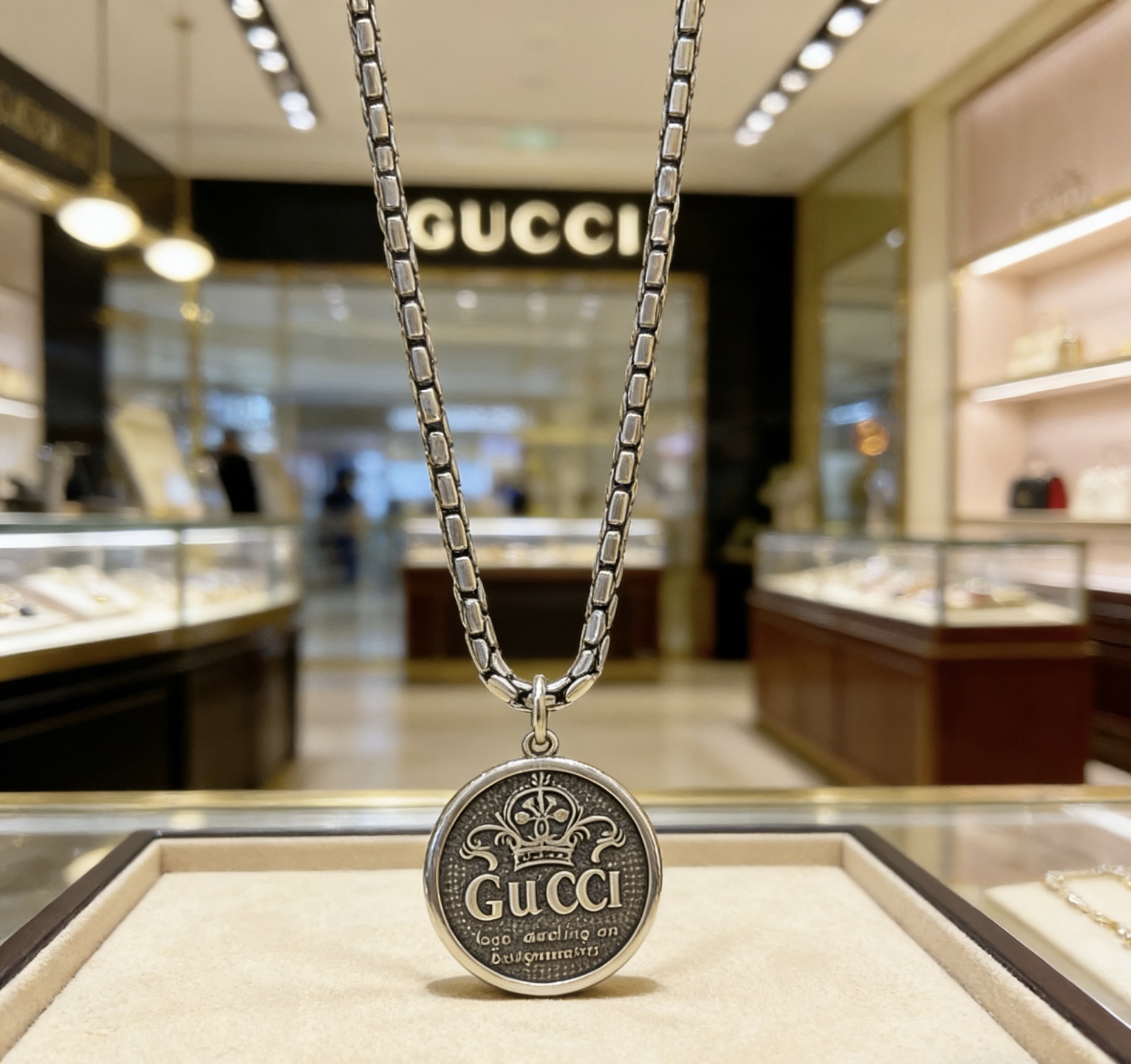 Gucci 新品发布 𝐆𝐮𝐜𝐜𝐢古驰项链最新款链条档次更高 Anger Forest系列双G古驰项链独特气质项链