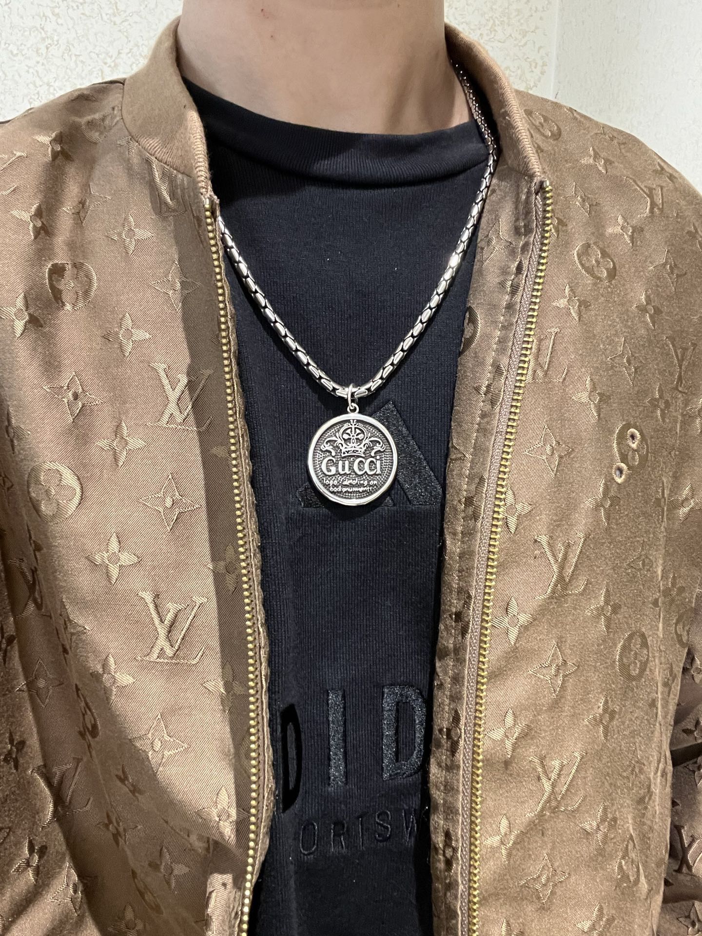 Gucci 新品发布 𝐆𝐮𝐜𝐜𝐢古驰项链最新款链条档次更高 Anger Forest系列双G古驰项链独特气质项链