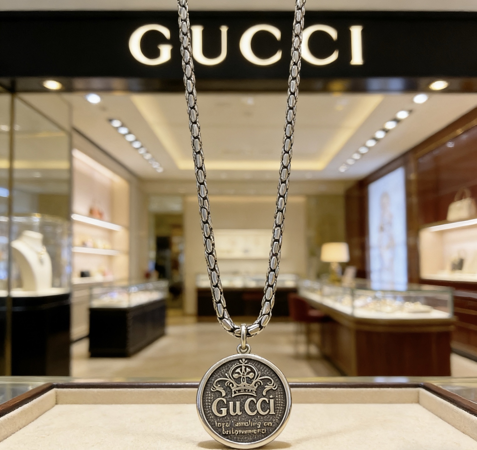 Gucci 新品发布 𝐆𝐮𝐜𝐜𝐢古驰项链最新款链条档次更高 Anger Forest系列双G古驰项链独特气质项链