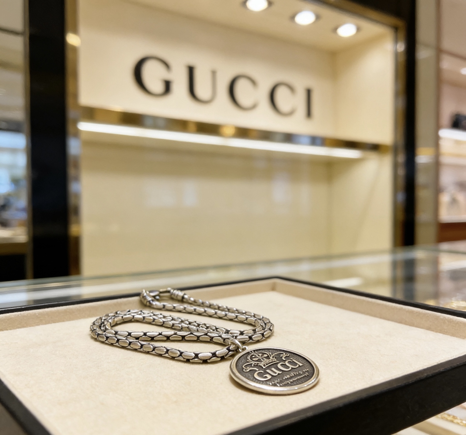 Gucci 新品发布 𝐆𝐮𝐜𝐜𝐢古驰项链最新款链条档次更高 Anger Forest系列双G古驰项链独特气质项链
