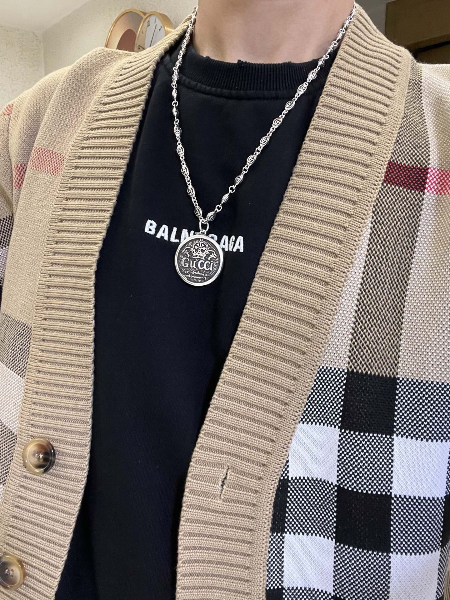 Gucci 新品发布 𝐆𝐮𝐜𝐜𝐢古驰项链最新款链条档次更高 Anger Forest系列双G古驰项链独特气质项链
