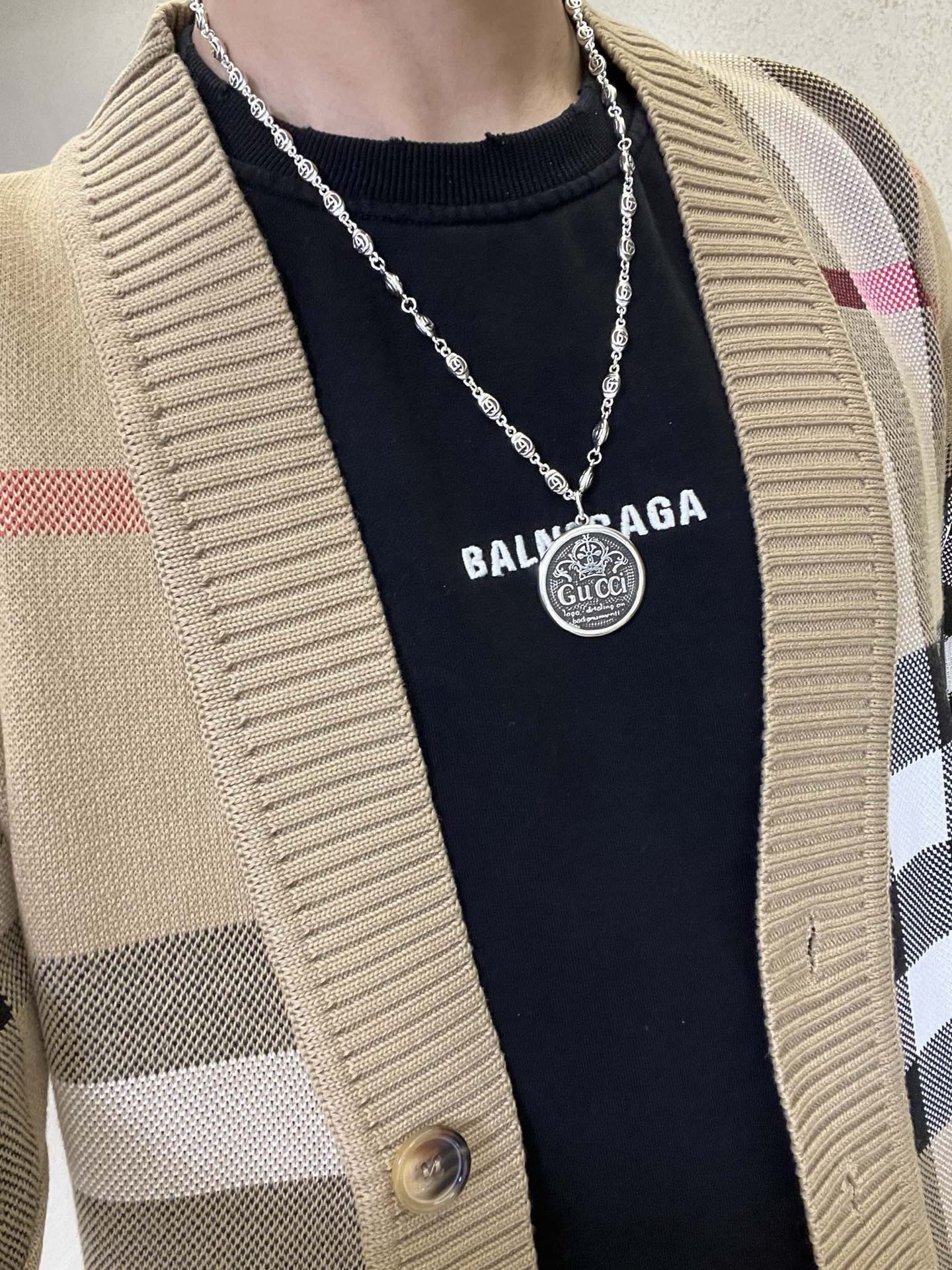 Gucci 新品发布 𝐆𝐮𝐜𝐜𝐢古驰项链最新款链条档次更高 Anger Forest系列双G古驰项链独特气质项链