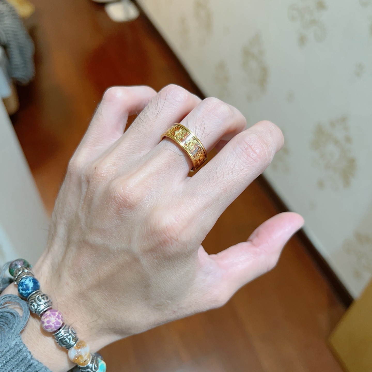 Gucci 𝐆𝐮𝐜𝐜𝐢古驰戒指最新款款式档次更高 Anger Forest系列v金质感双G纯手工制作工艺 古驰戒指