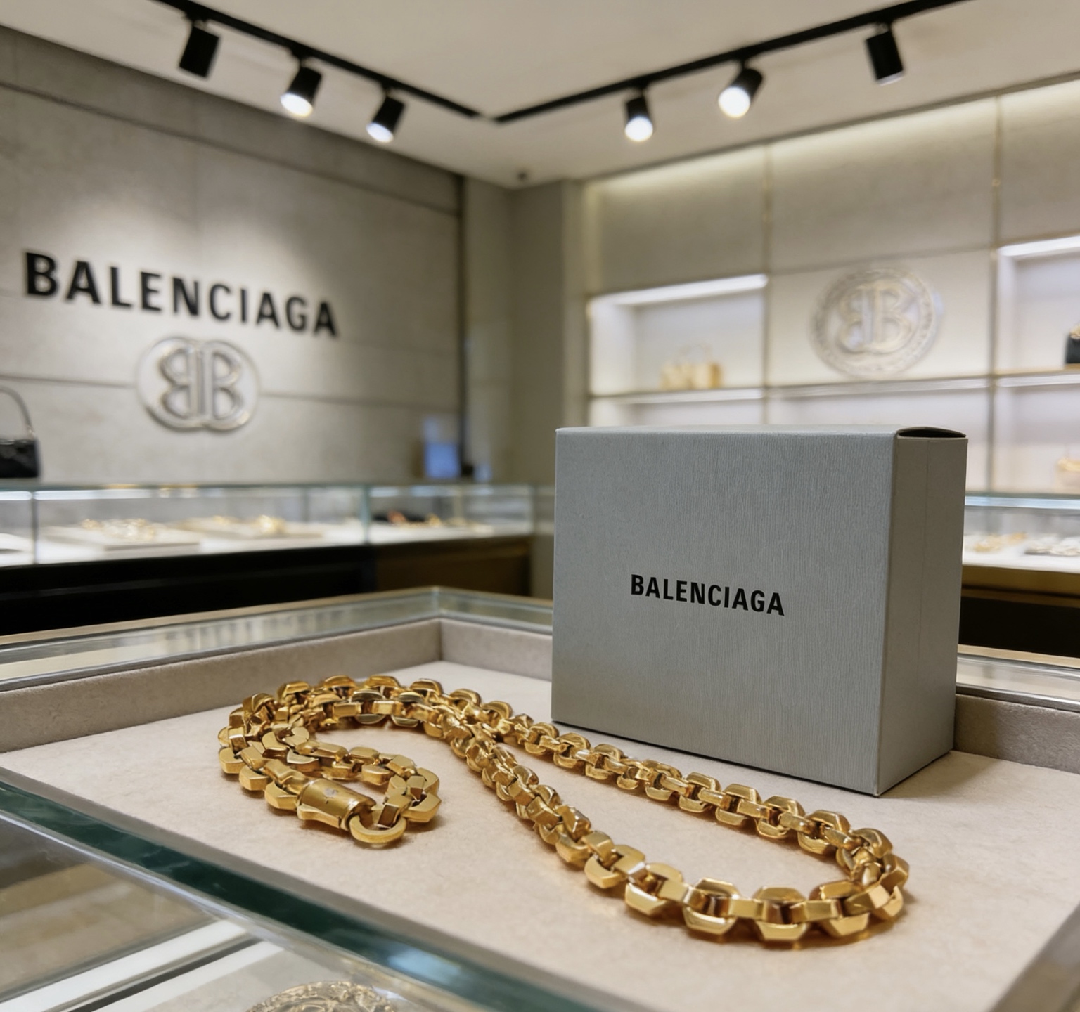 Balenciaga 新品 巴黎世家项链 Balenciaga 新款项链 一致 细节做工精细 每个细节流程到位 设计工艺精细 火 设计独特 风格 巴黎世家项链 任带不退色 咪金高端货