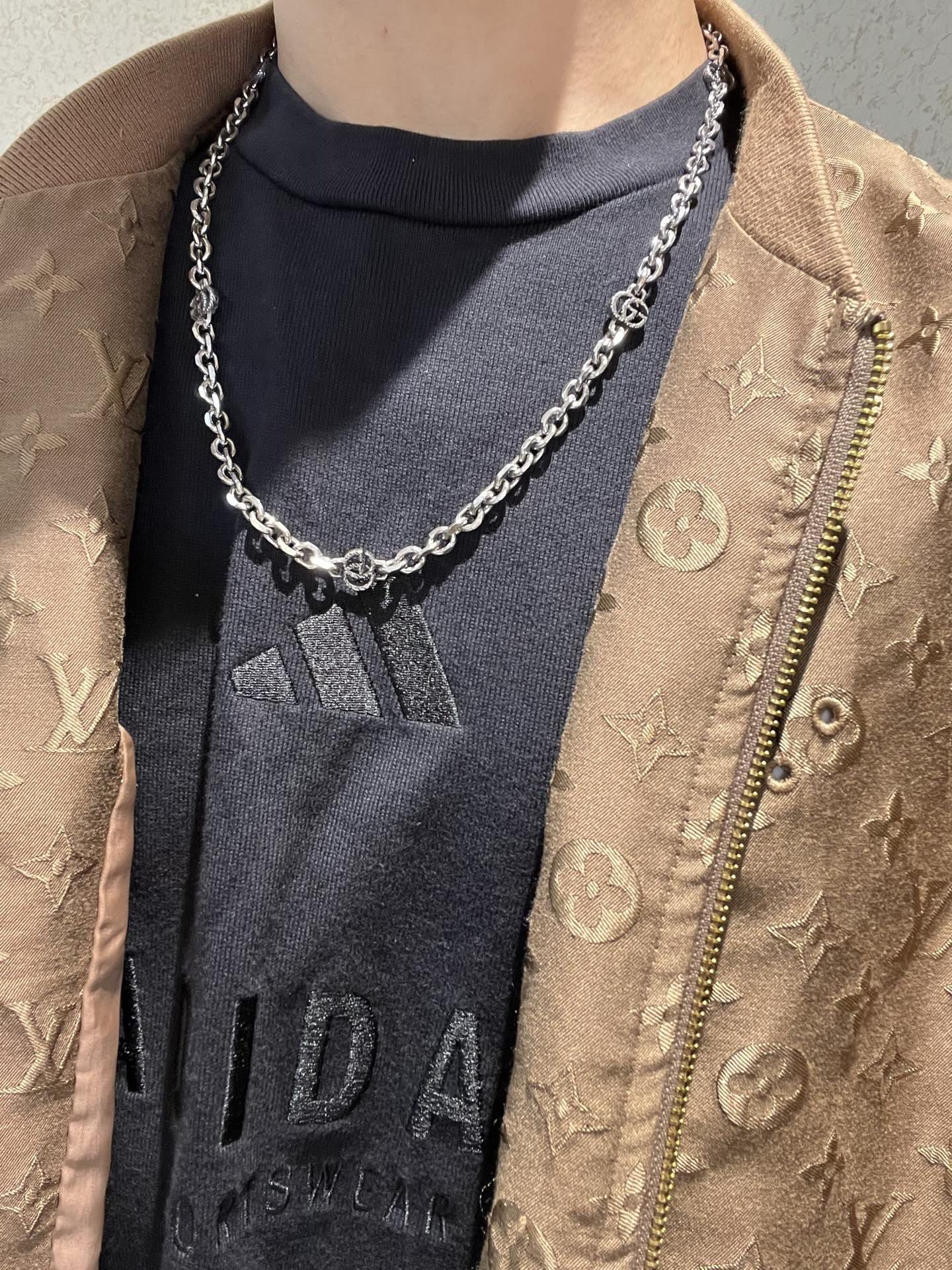 Gucci 太帅啦 𝐆𝐮𝐜𝐜𝐢古驰项链2026最新款链条加粗档次更高