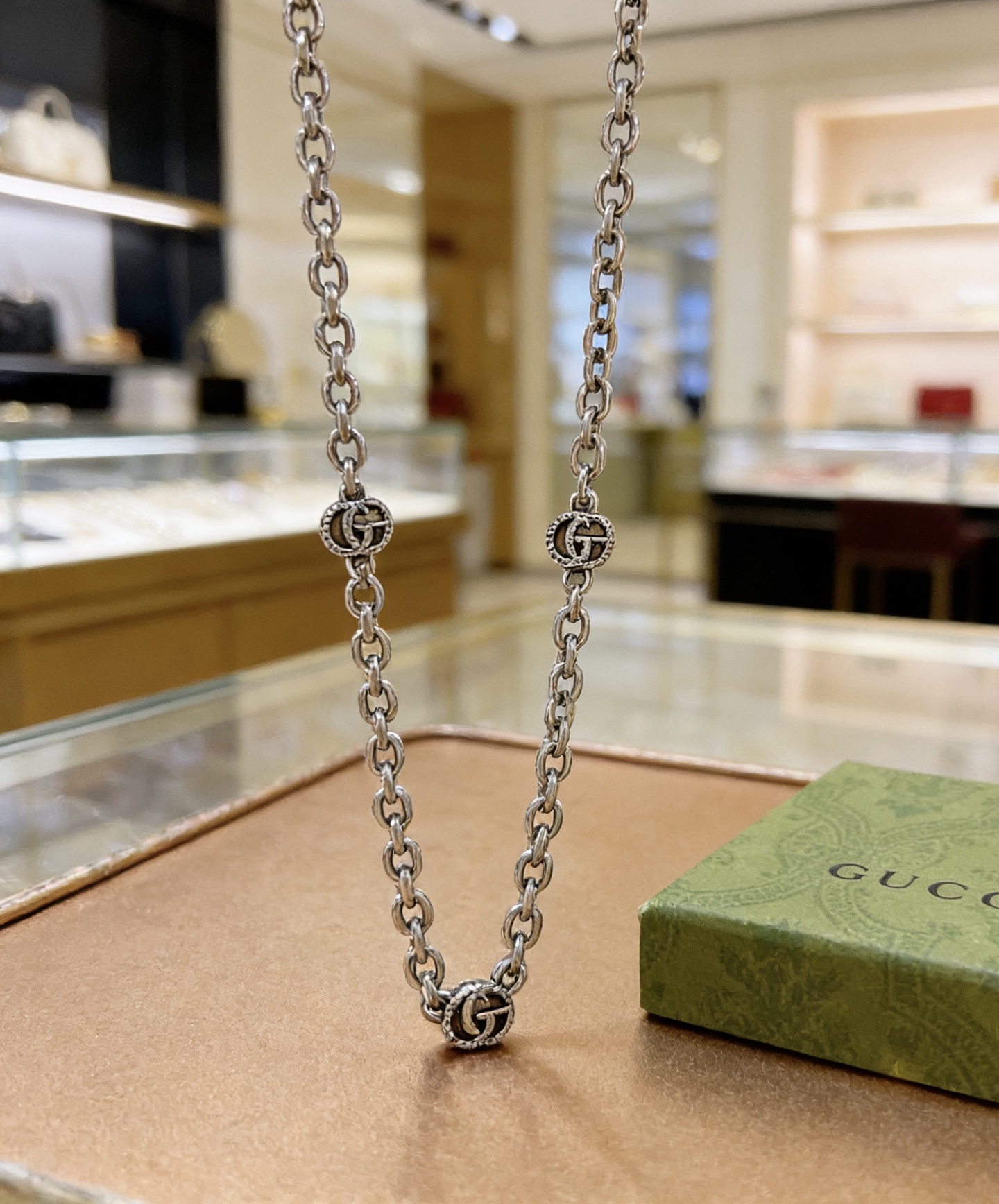 Gucci 太帅啦 𝐆𝐮𝐜𝐜𝐢古驰项链2026最新款链条加粗档次更高