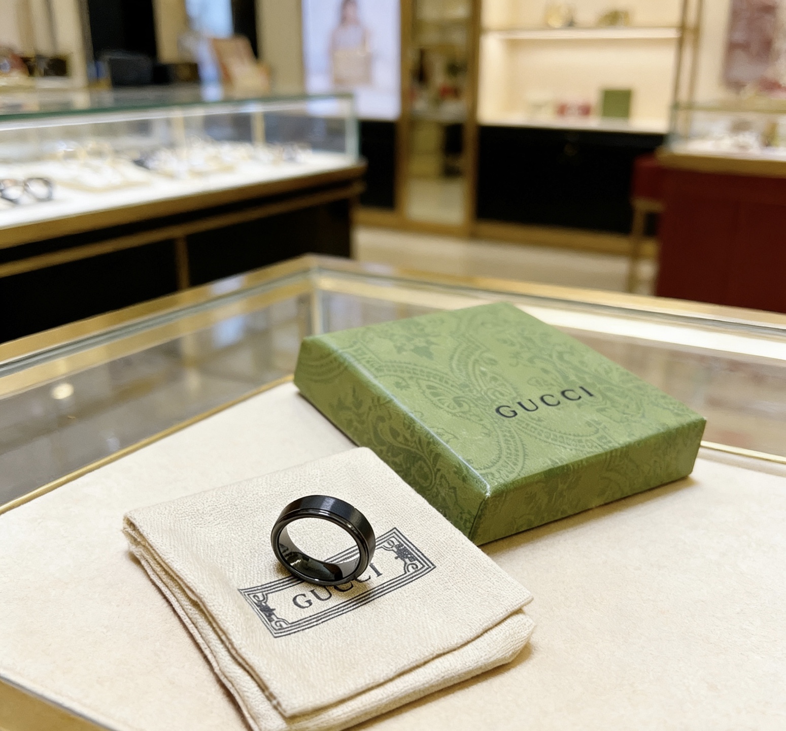 Gucci 𝐆𝐮𝐜𝐜𝐢古驰戒指最新款款式档次更高 Anger Forest系列v金质感双G纯手工制作工艺 古驰戒指
