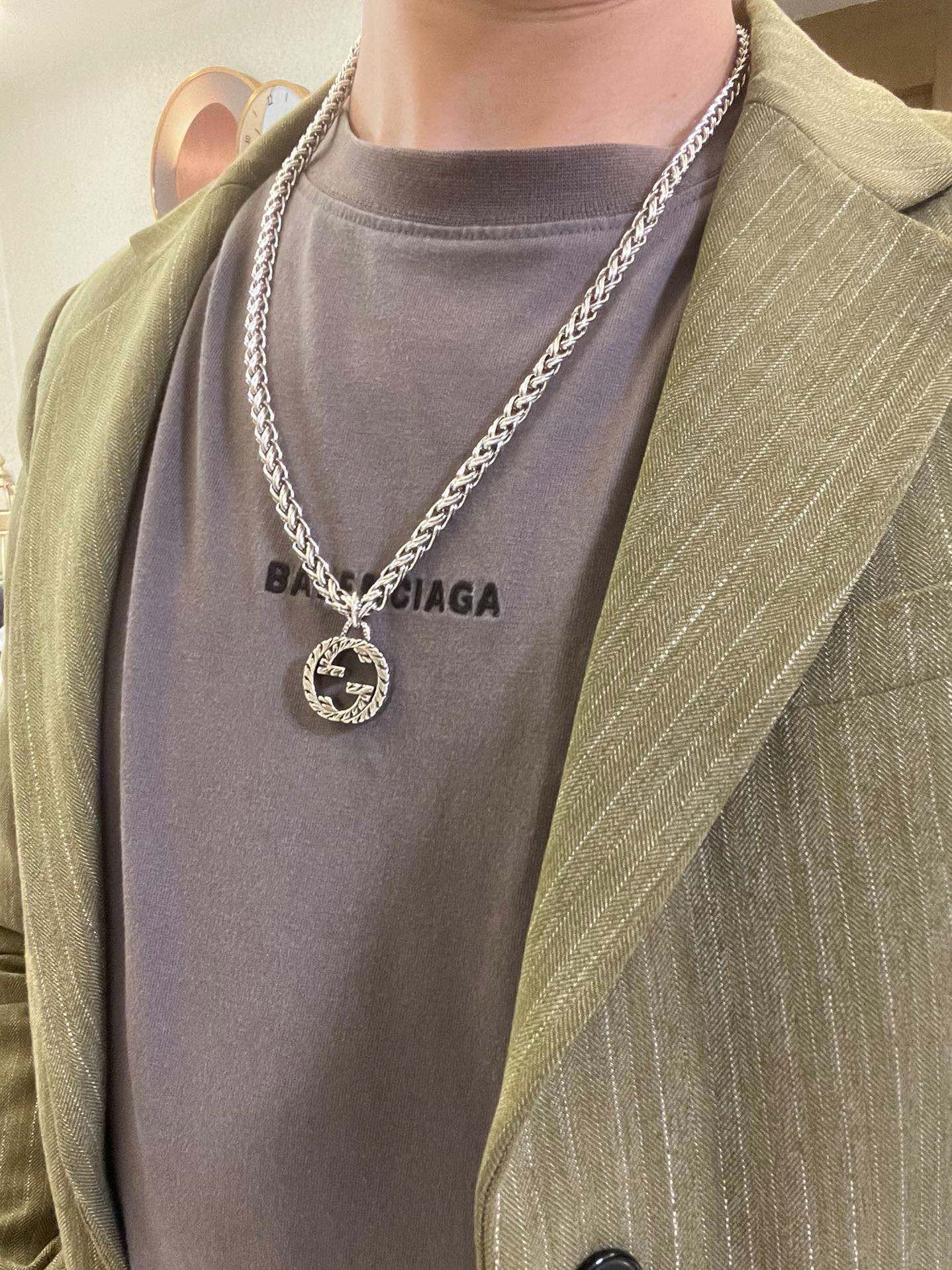 Gucci 新品发布 不爆不发 抖音带货 首选 𝐆𝐮𝐜𝐜𝐢古驰项链最新款链条档次更高 Anger Forest系列双g设计理念 项链