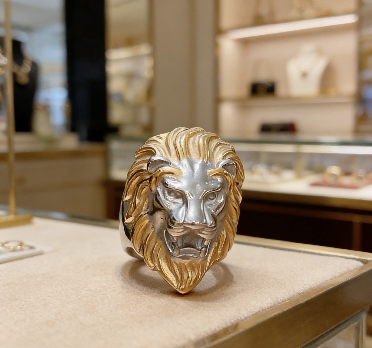 Gucci 𝐆𝐮𝐜𝐜𝐢古驰戒指最新款款式档次更高 Anger Forest系列双G纯手工制作工艺 古驰戒指 狮子纯手工打造