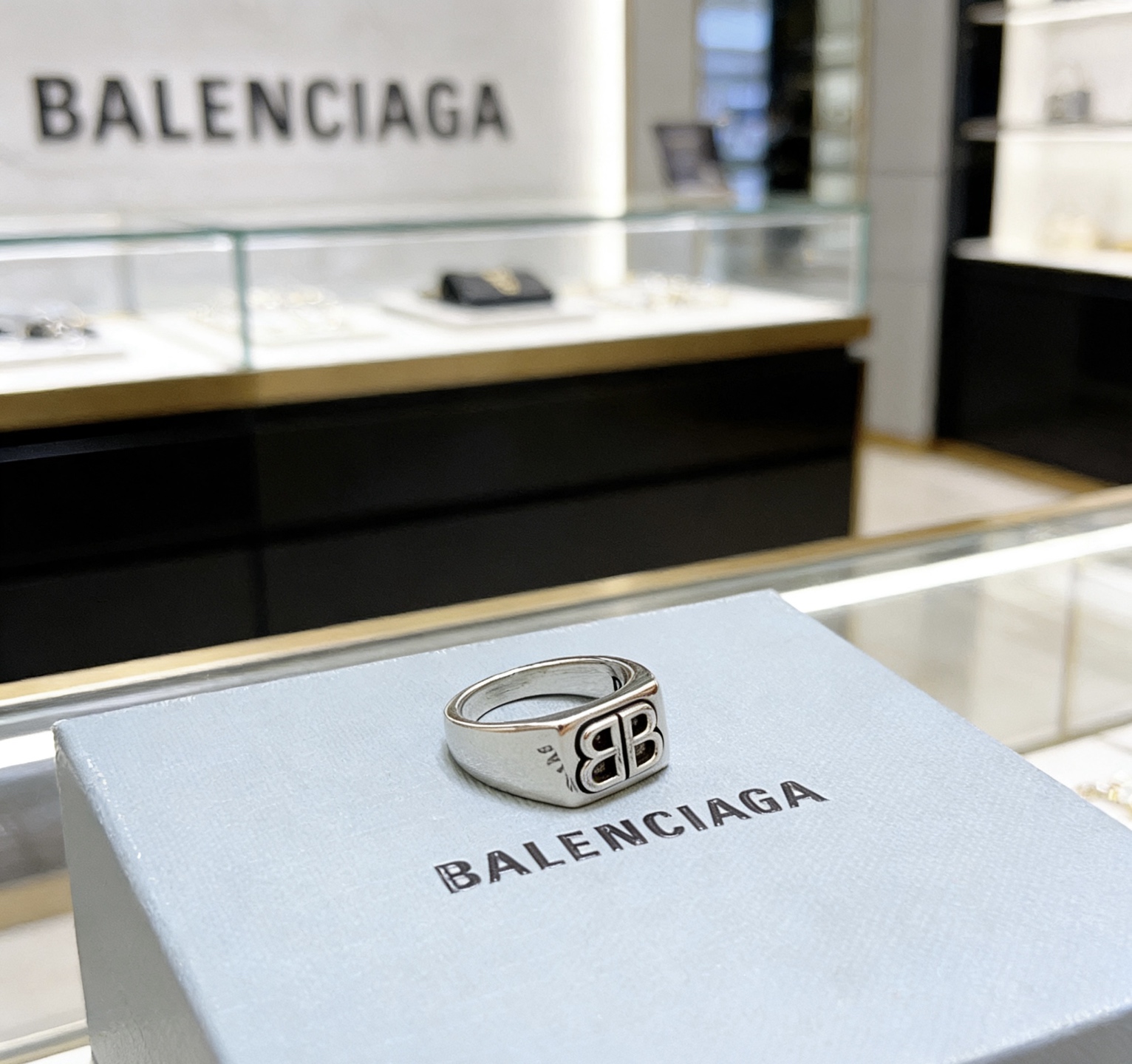 Balenciaga 新品 巴黎世家戒指 Balenciaga戒指
