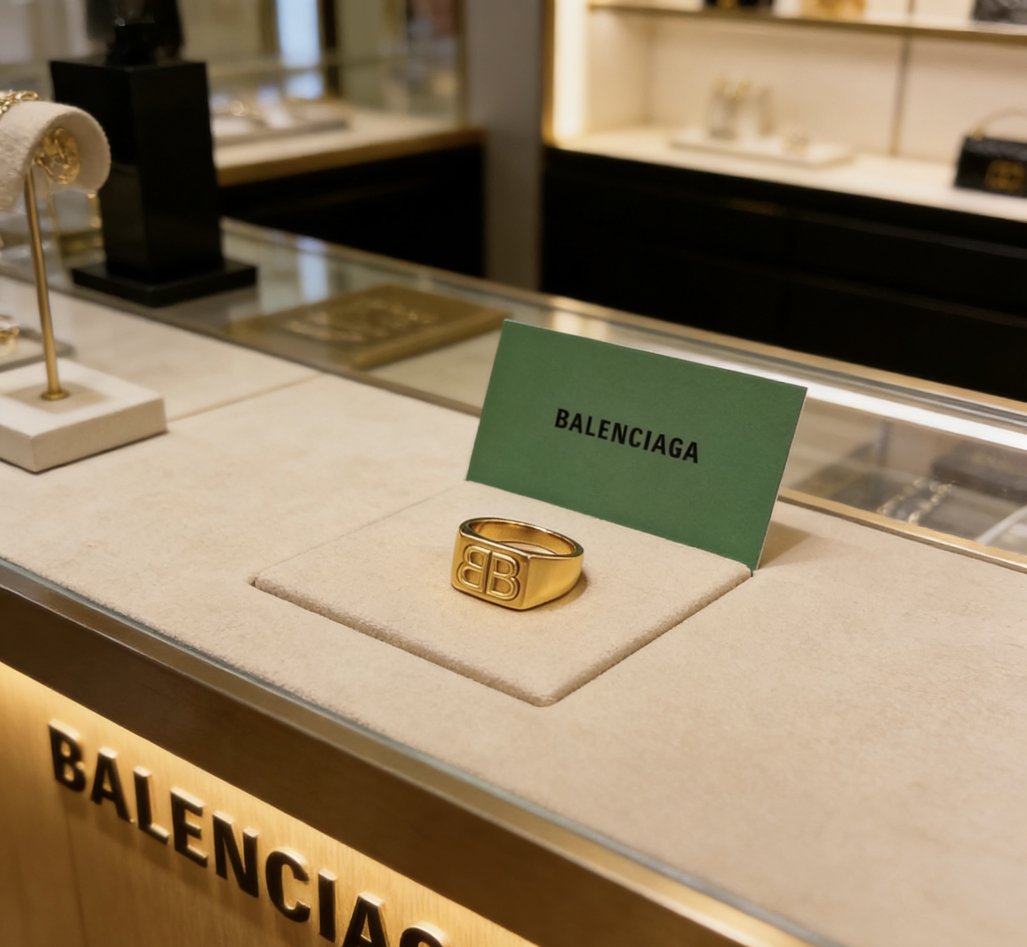 Balenciaga 新品 巴黎世家戒指 Balenciaga戒指