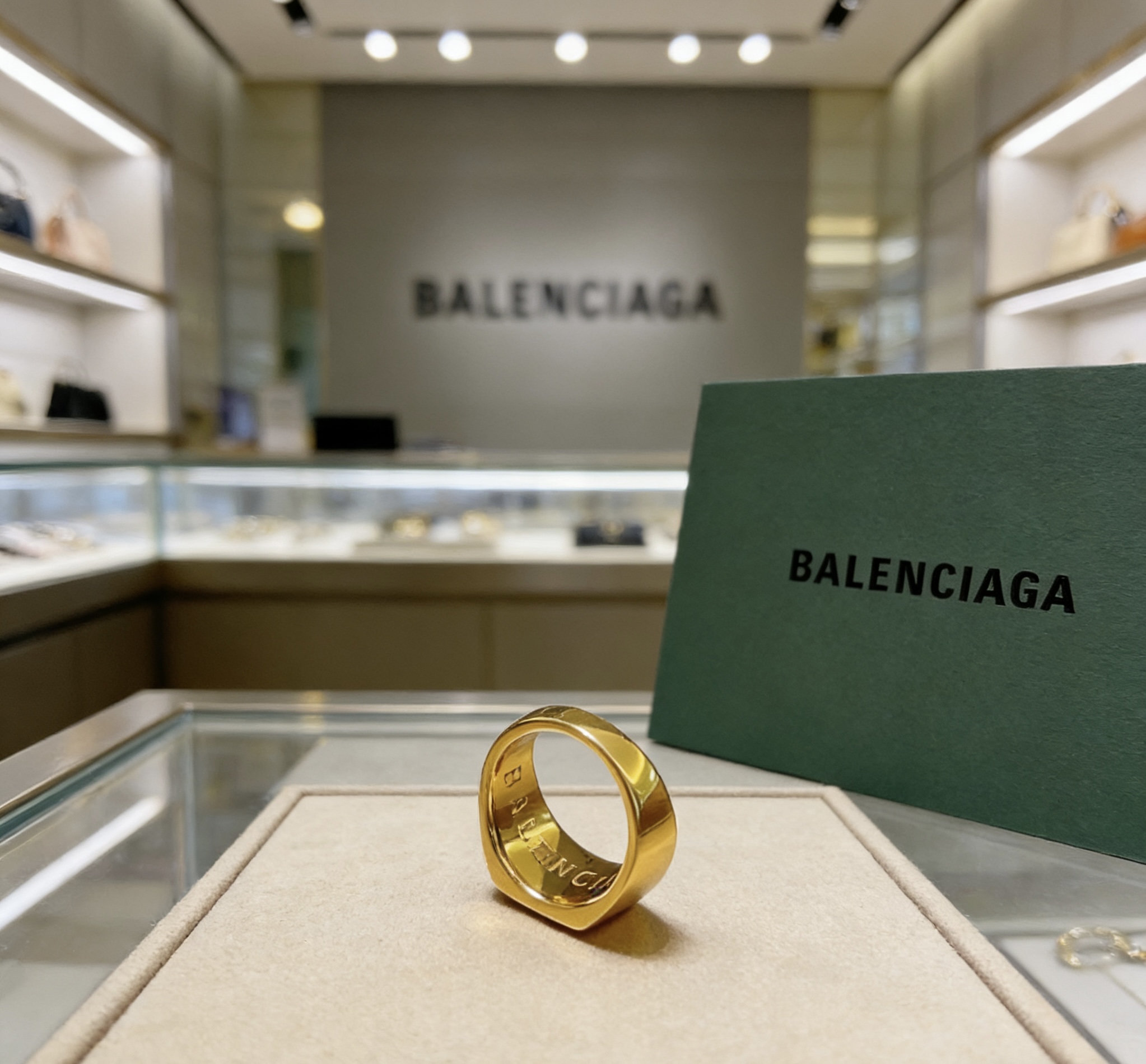 Balenciaga 新品 巴黎世家戒指 Balenciaga戒指