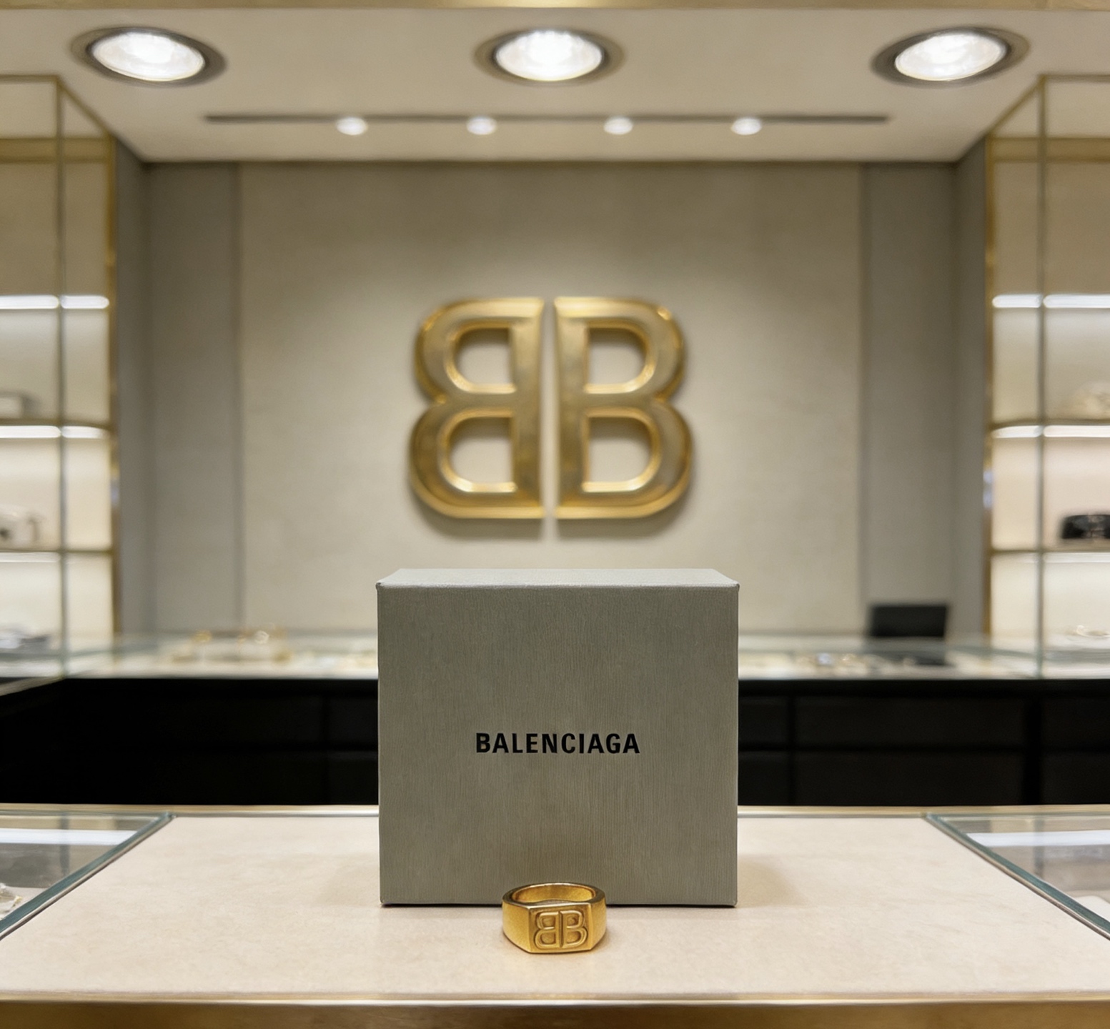 Balenciaga 新品 巴黎世家戒指 Balenciaga戒指