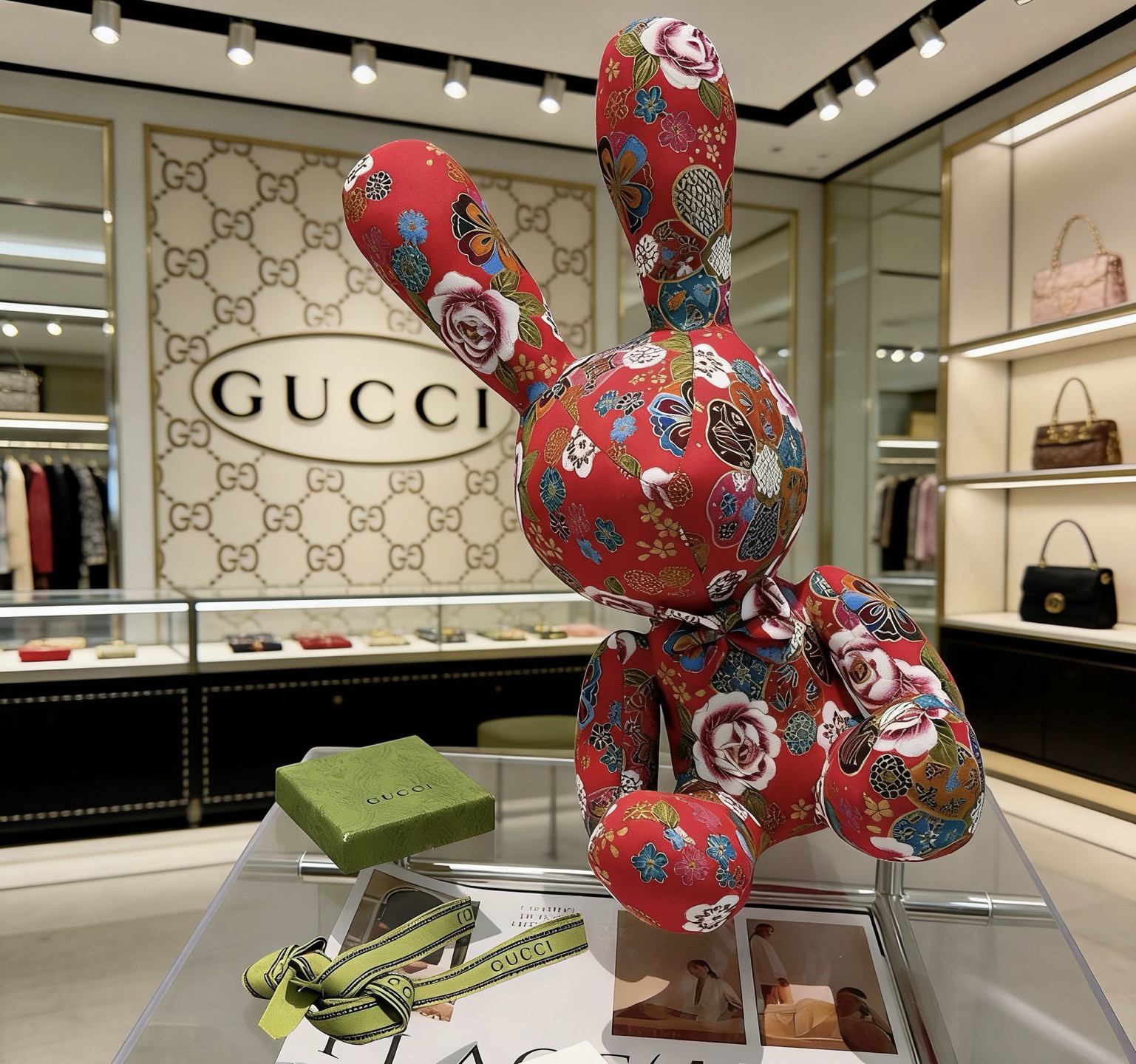 Gucci 来袭 古驰官网首发新品小兔兔玩偶独家高品质发售 出口法国订单新品发布 古驰的的一款小兔兔公仔