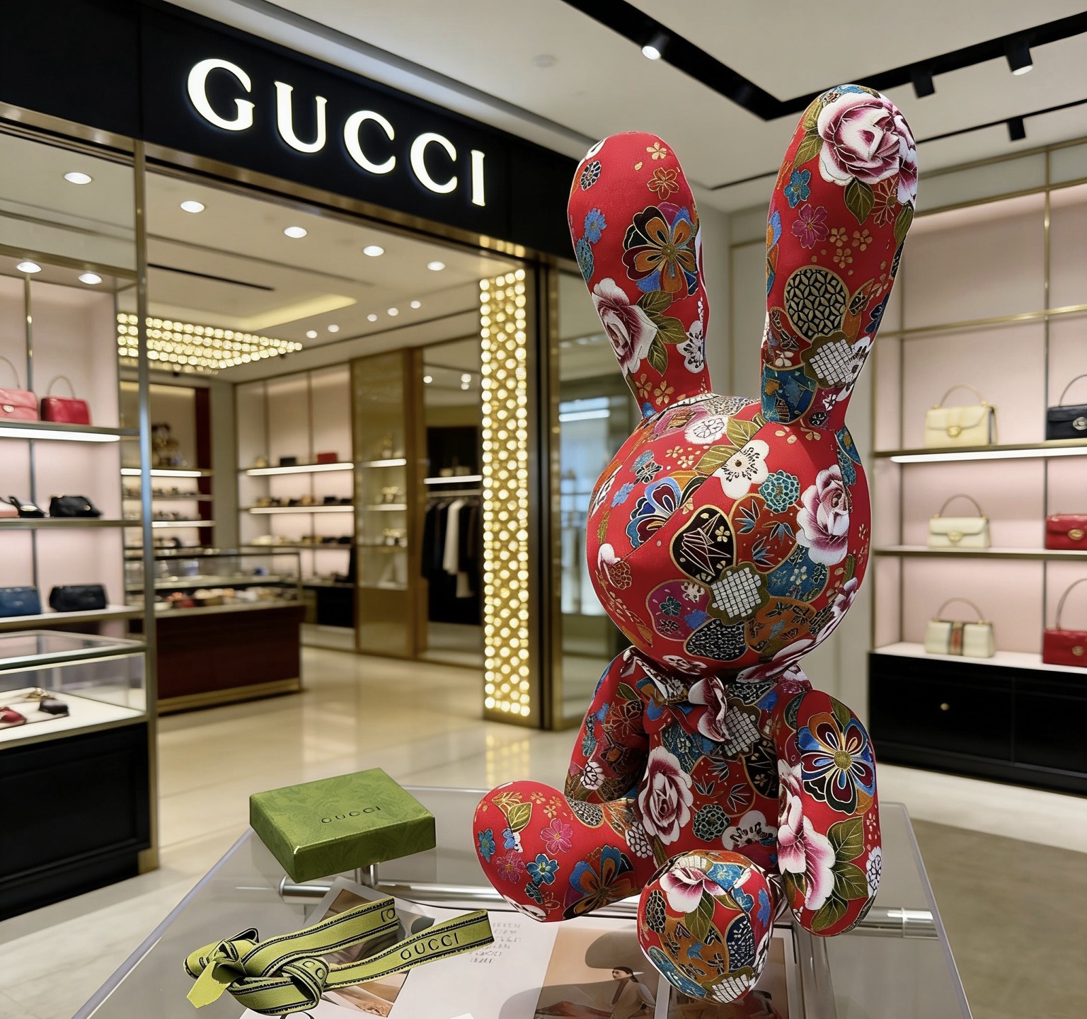 Gucci 来袭 古驰官网首发新品小兔兔玩偶独家高品质发售 出口法国订单新品发布 古驰的的一款小兔兔公仔