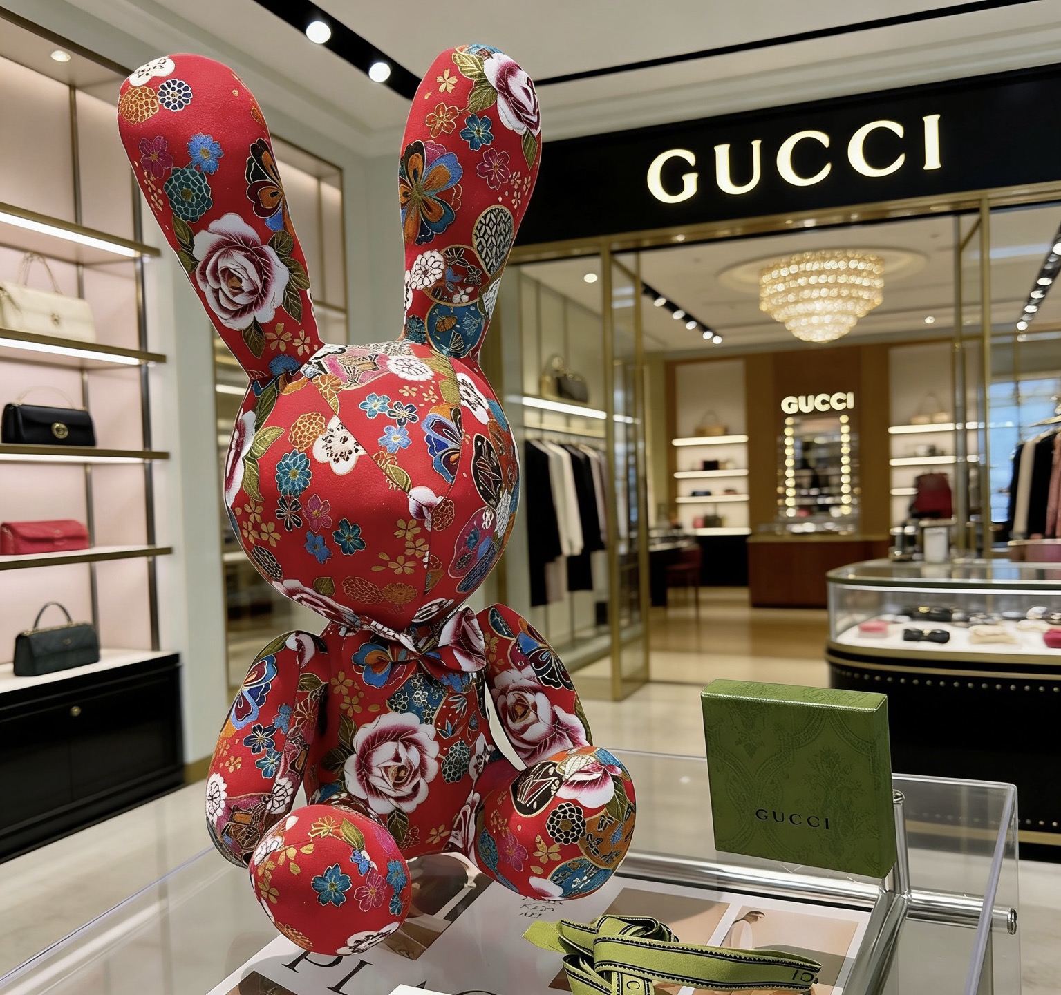 Gucci 来袭 古驰官网首发新品小兔兔玩偶独家高品质发售 出口法国订单新品发布 古驰的的一款小兔兔公仔