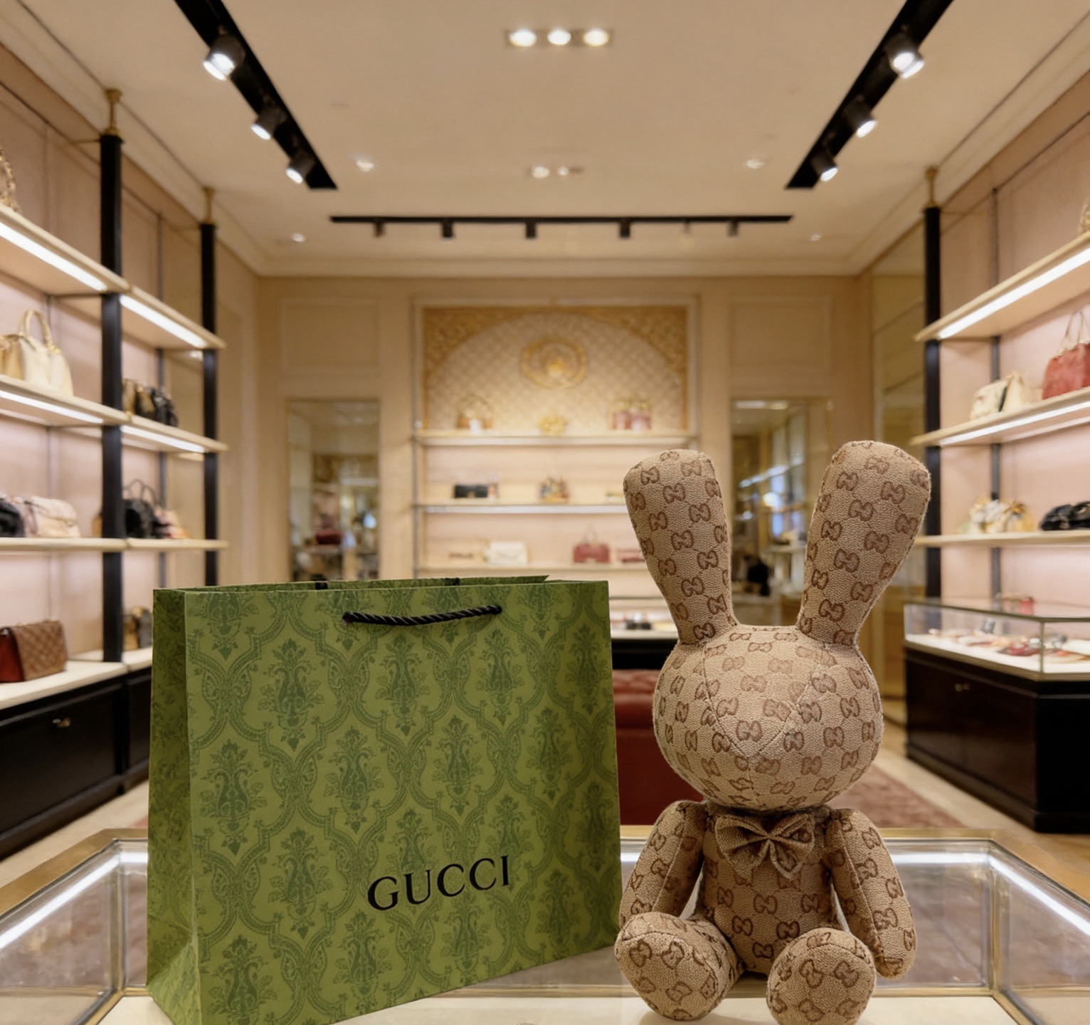 Gucci 来袭 古驰官网首发新品小兔兔玩偶独家高品质发售 出口法国订单新品发布 古驰的的一款小兔兔公仔