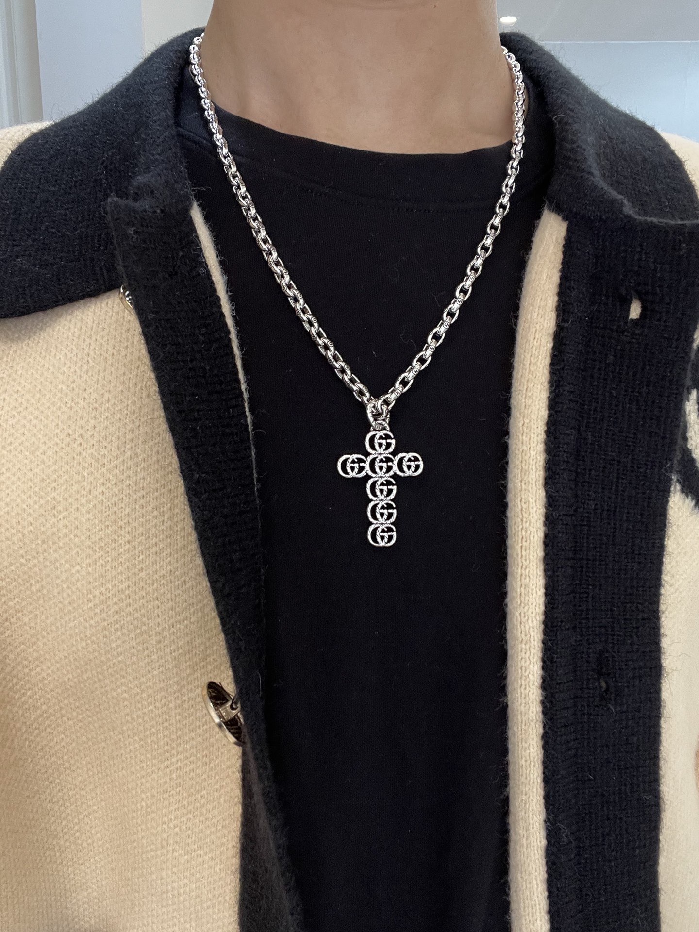 Gucci 𝐆𝐮𝐜𝐜𝐢古驰项链最新款链条档次更高 Anger Forest系列双G古驰项链