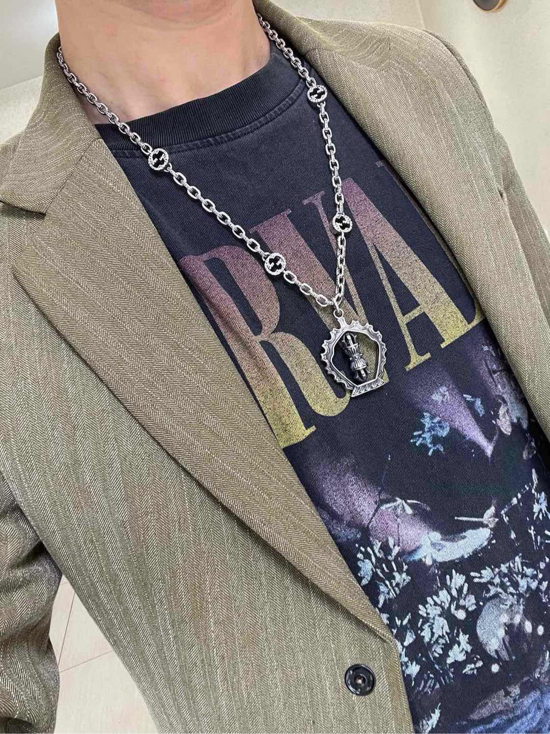 Gucci 新品发布 巨帅 Forest系列双G古驰项链