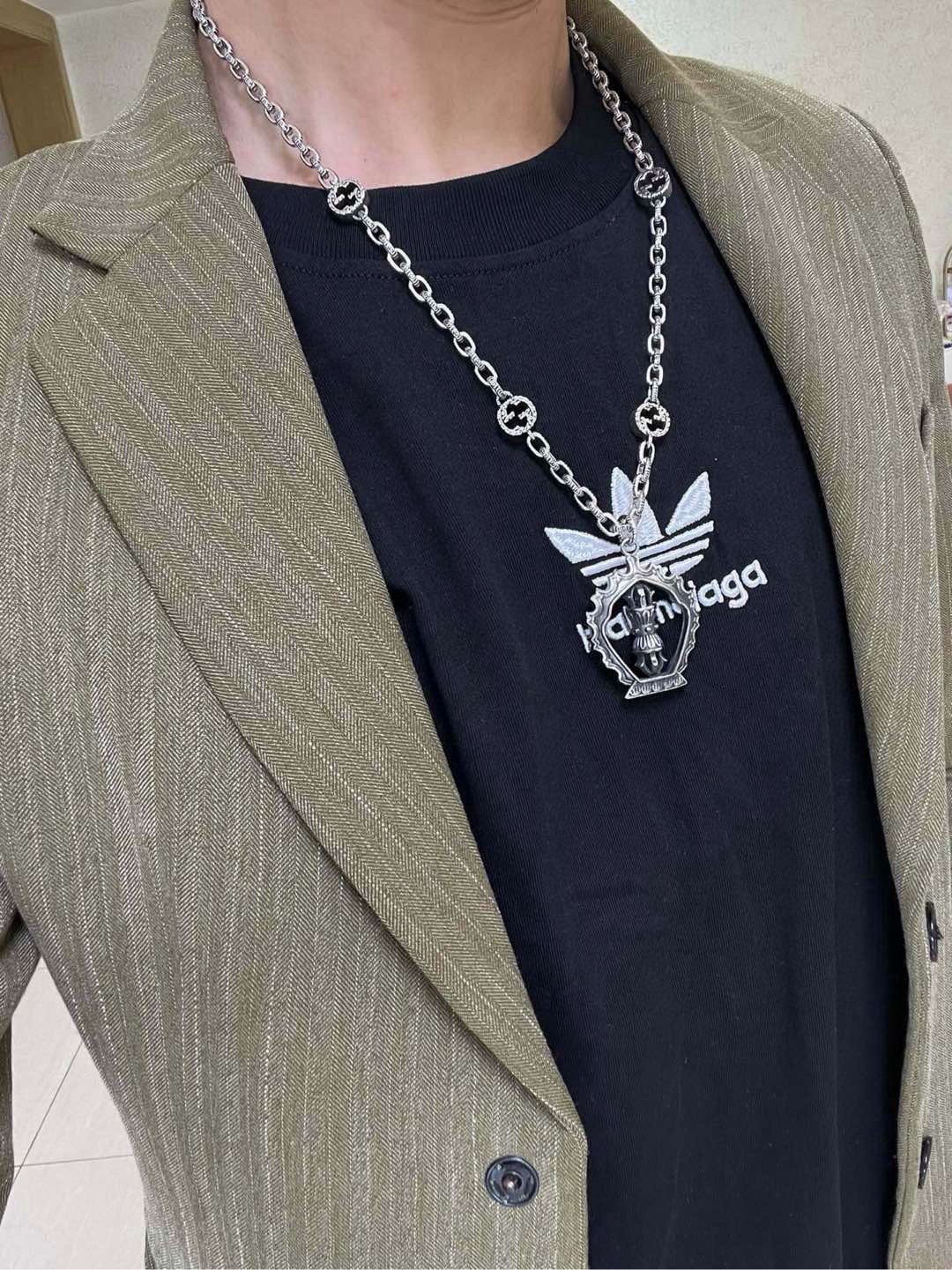 Gucci 新品发布 巨帅 Forest系列双G古驰项链