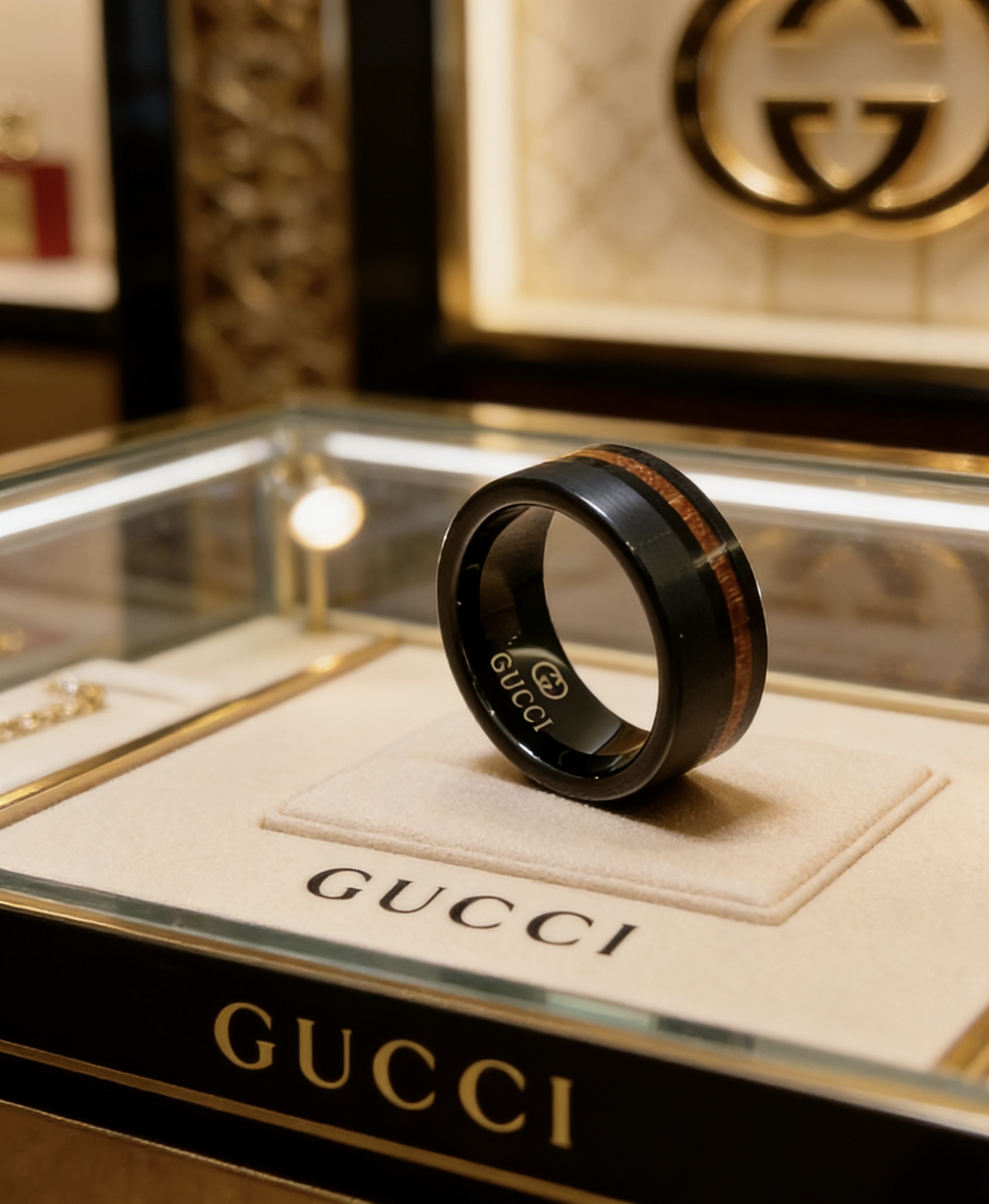 Gucci 𝐆𝐮𝐜𝐜𝐢古驰戒指最新款款式档次更高 Anger Forest系列v金质感沉沉双G纯手工制作工艺 古驰戒指 高端定制 镶嵌贝壳材质