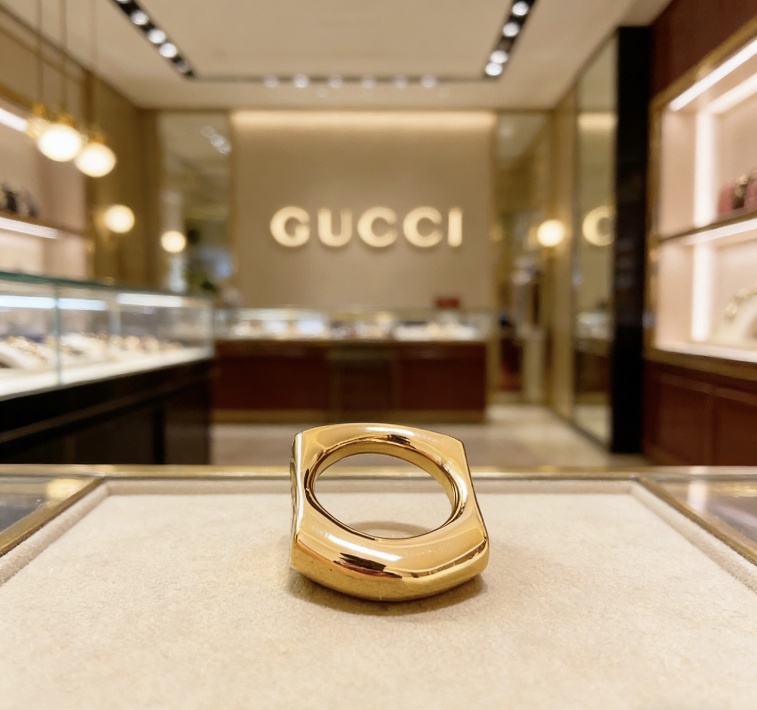 Gucci 𝐆𝐮𝐜𝐜𝐢古驰戒指最新款款式档次更高 Anger Forest系列v金质感双G纯手工制作工艺 古驰戒指