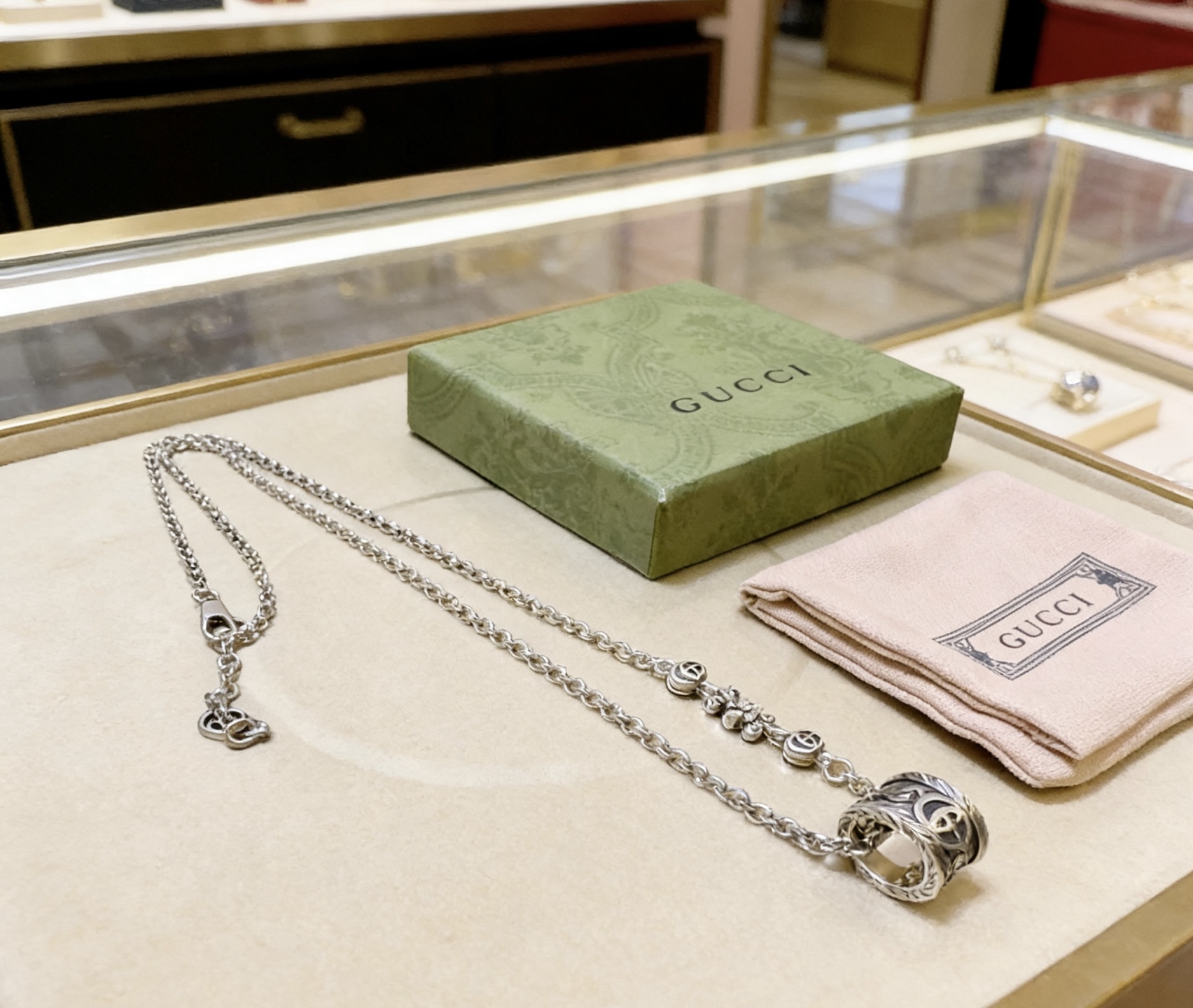 Gucci 新品发布 𝐆𝐮𝐜𝐜𝐢古驰项链最新款链条档次更高 Anger Forest系列双G 款设计理念项链系列新品古驰项链