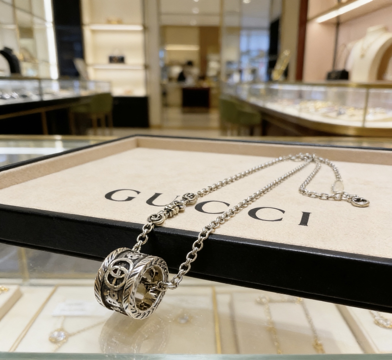 Gucci 新品发布 𝐆𝐮𝐜𝐜𝐢古驰项链最新款链条档次更高 Anger Forest系列双G 款设计理念项链系列新品古驰项链
