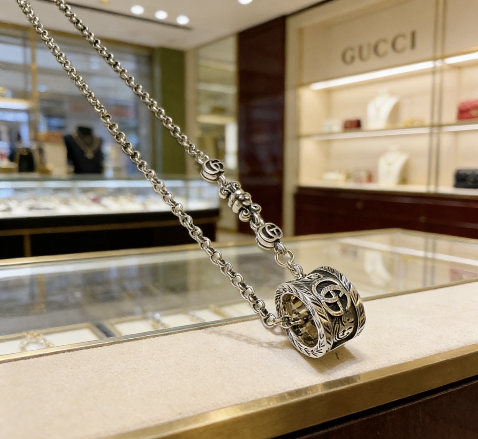 Gucci 新品发布 𝐆𝐮𝐜𝐜𝐢古驰项链最新款链条档次更高 Anger Forest系列双G 款设计理念项链系列新品古驰项链