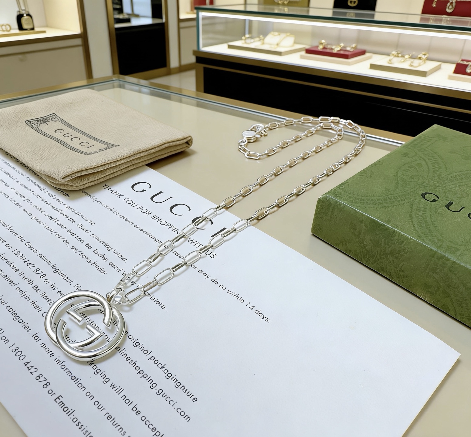 Gucci 新品发布 𝐆𝐮𝐜𝐜𝐢古驰项链最新款链条档次更高 Anger Forest系列双G 款设计理念项链系列新品古驰项链